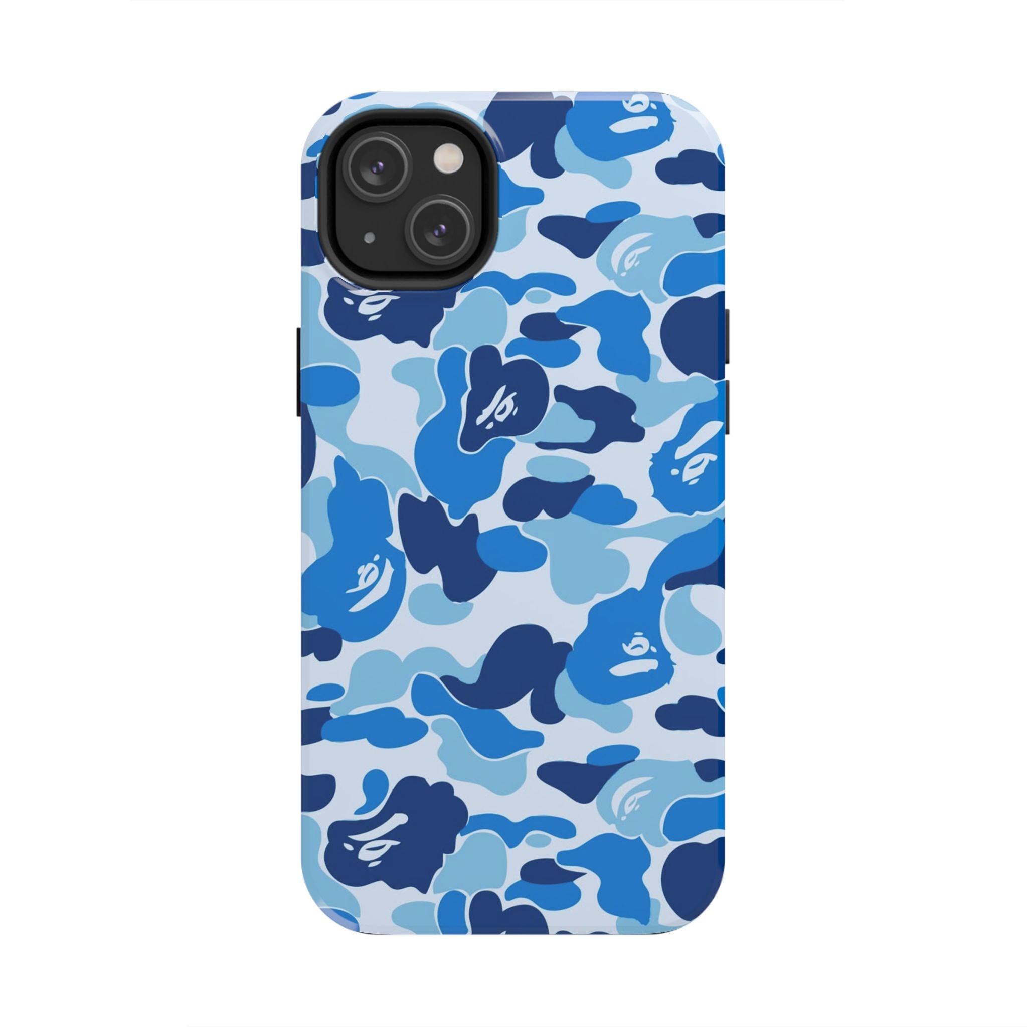 Blue Bape Print Phone Case