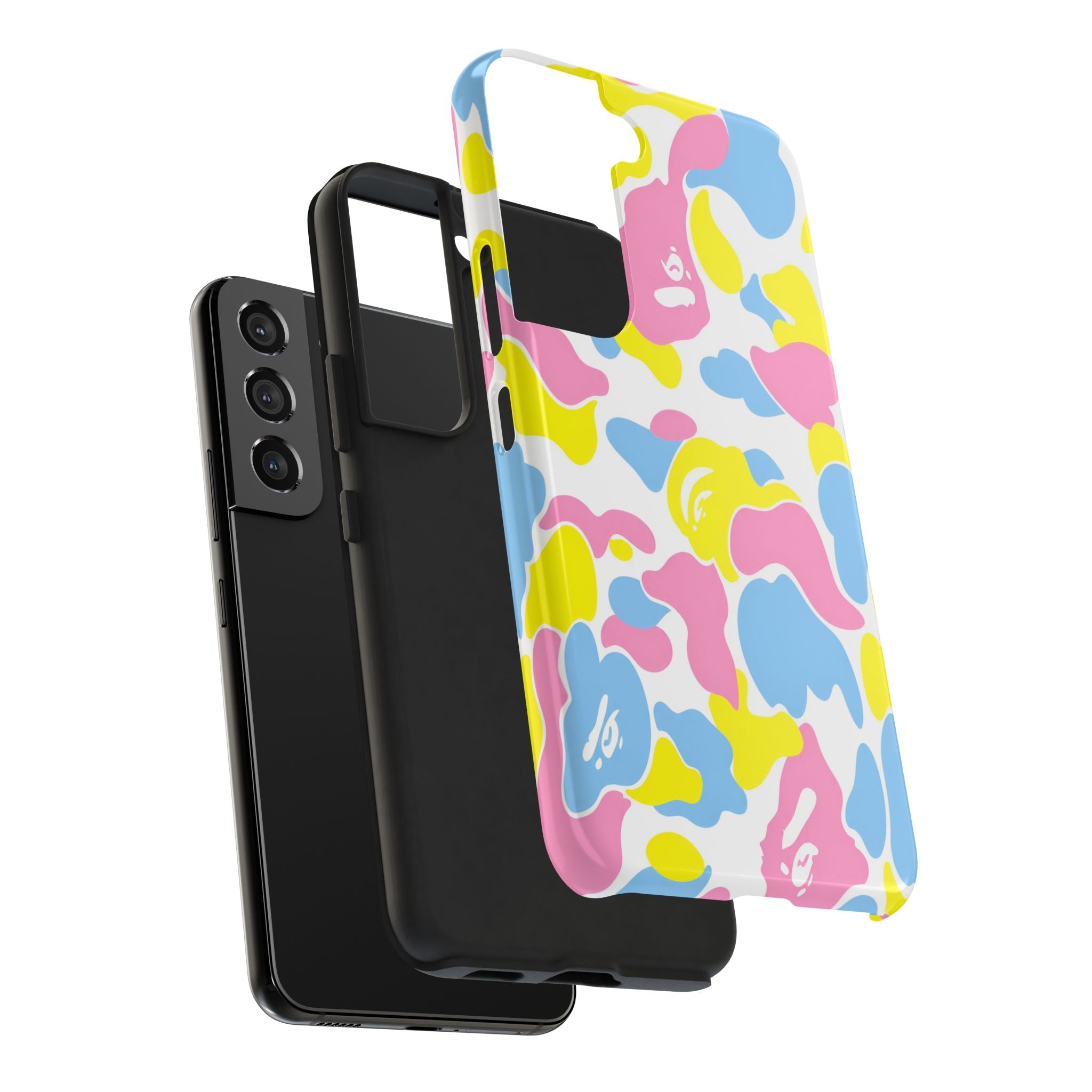 Multicolor Bape Print Phone Case