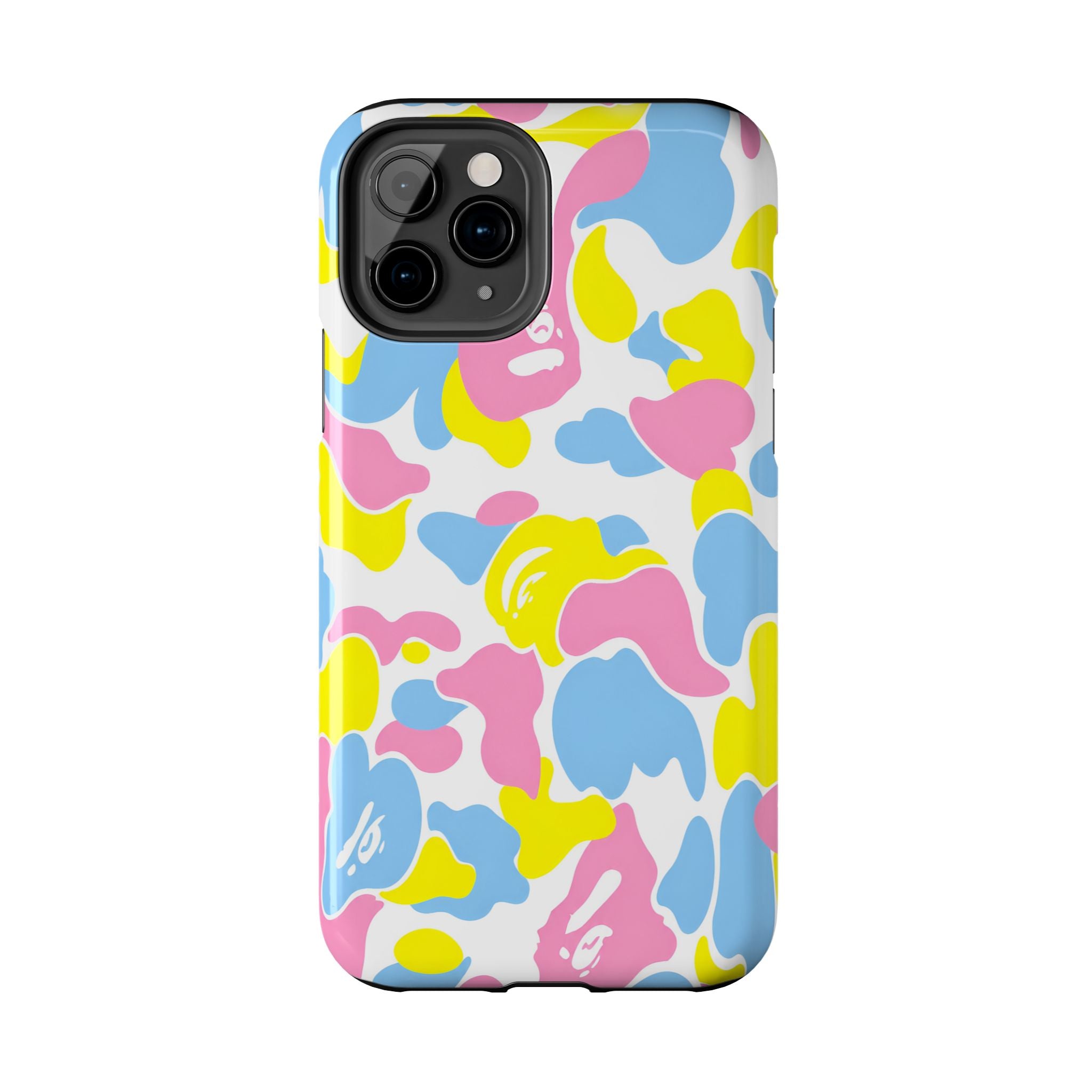 Multicolor Bape Print Phone Case