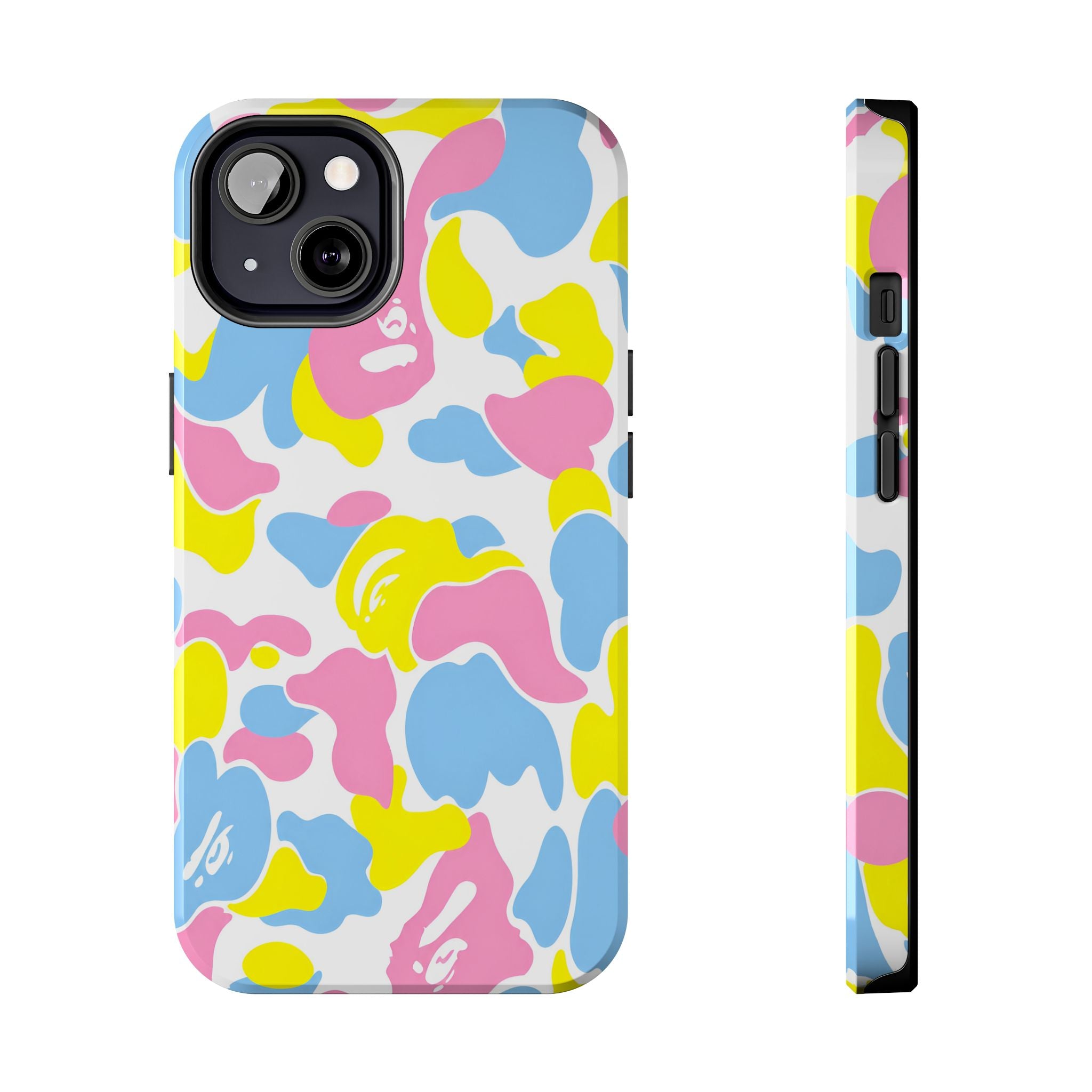 Multicolor Bape Print Phone Case