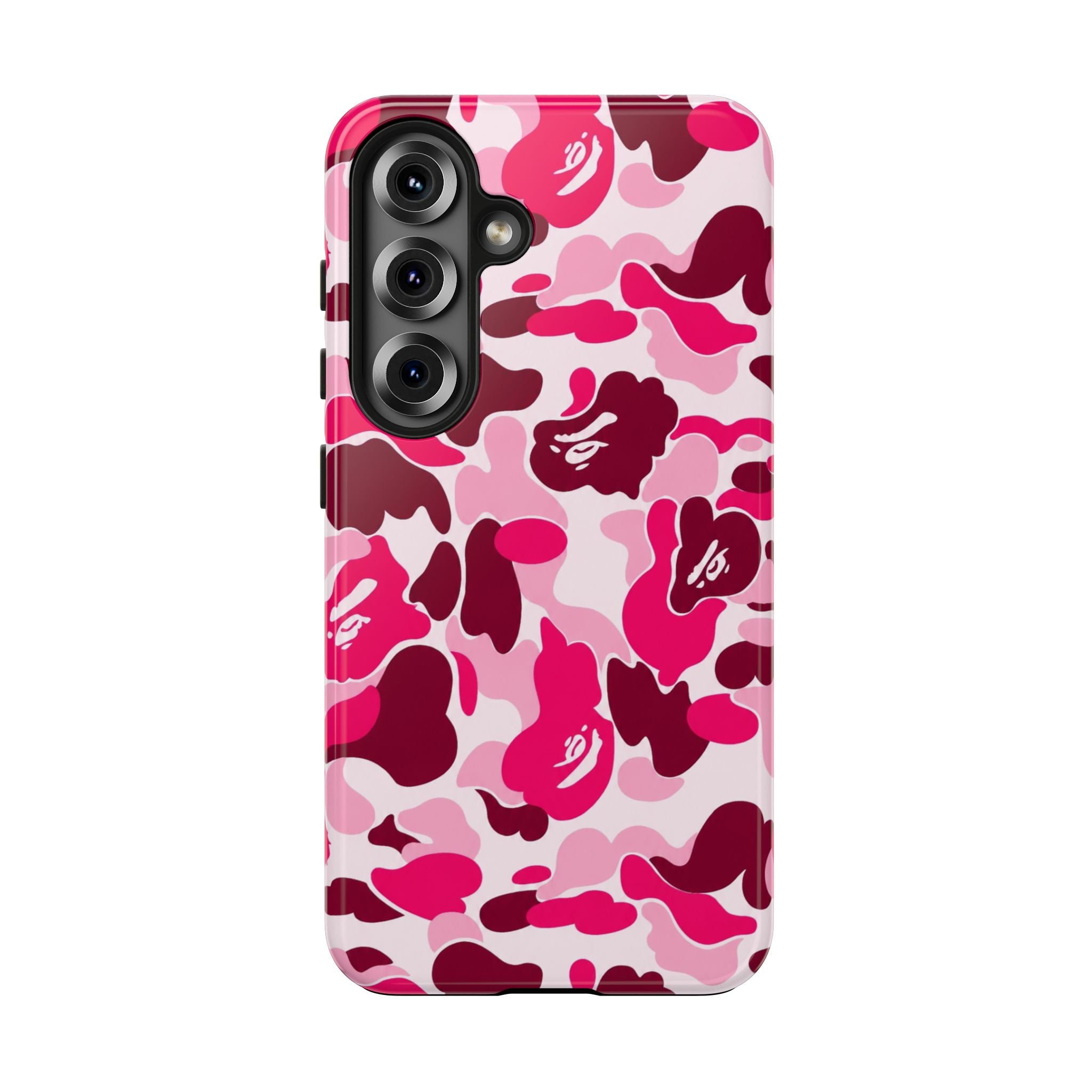 Pink Bape Print Phone Case