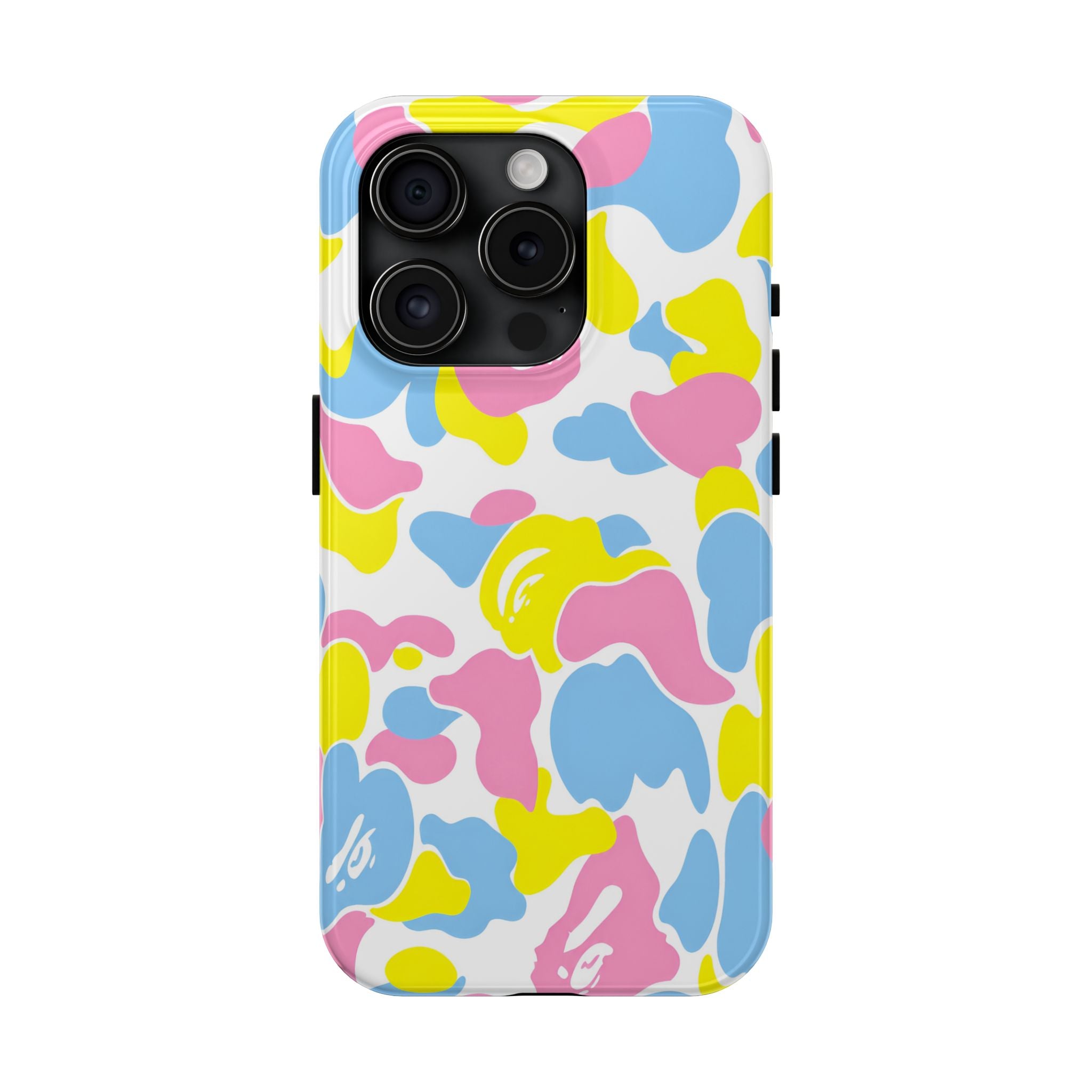 Multicolor Bape Print Phone Case