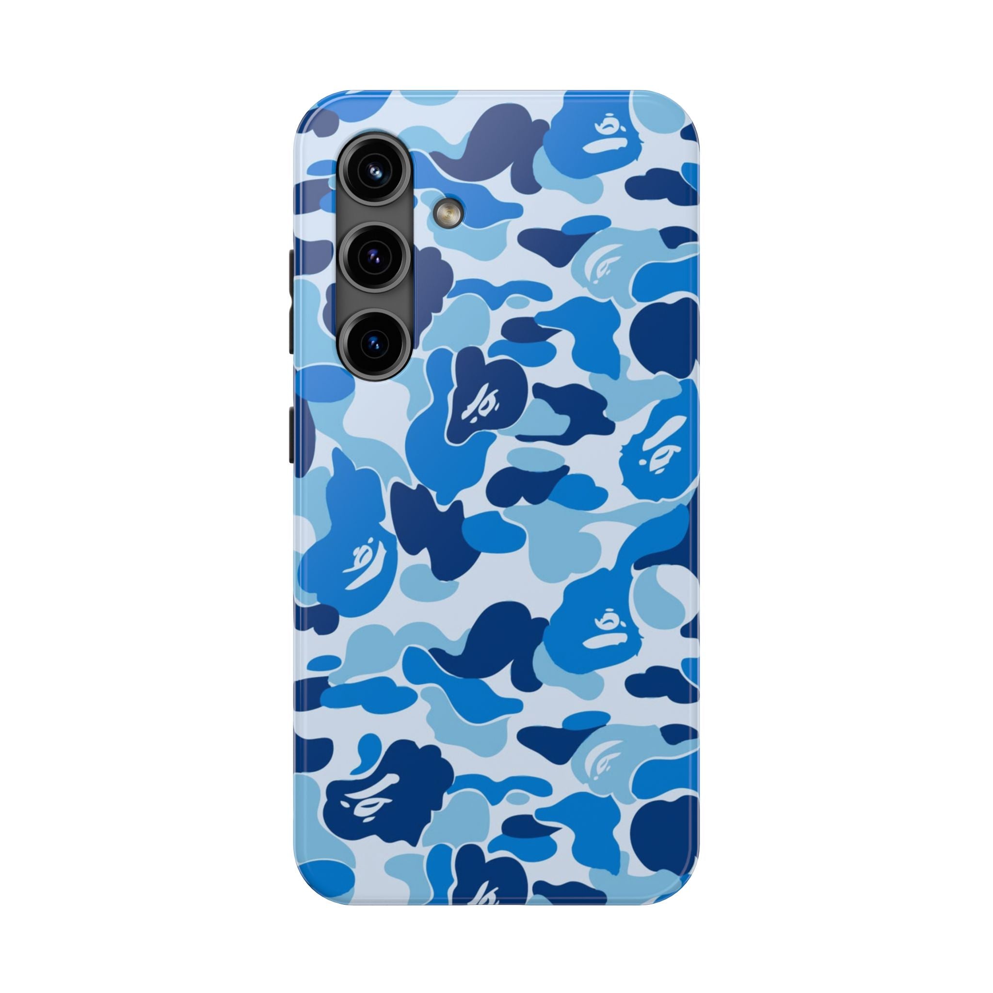 Blue Bape Print Phone Case