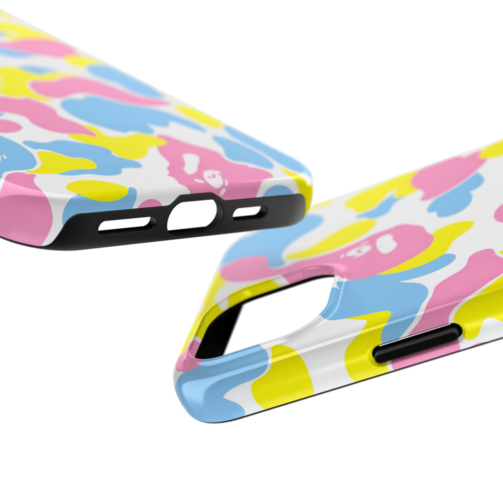 Multicolor Bape Print Phone Case