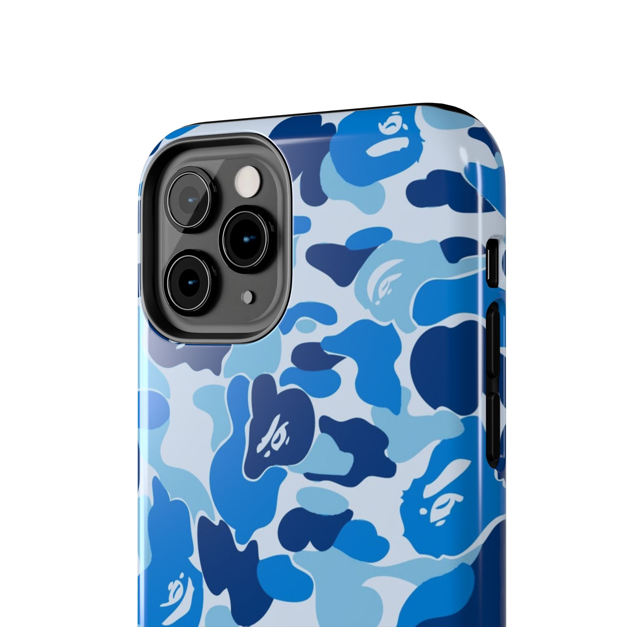Blue Bape Print Phone Case