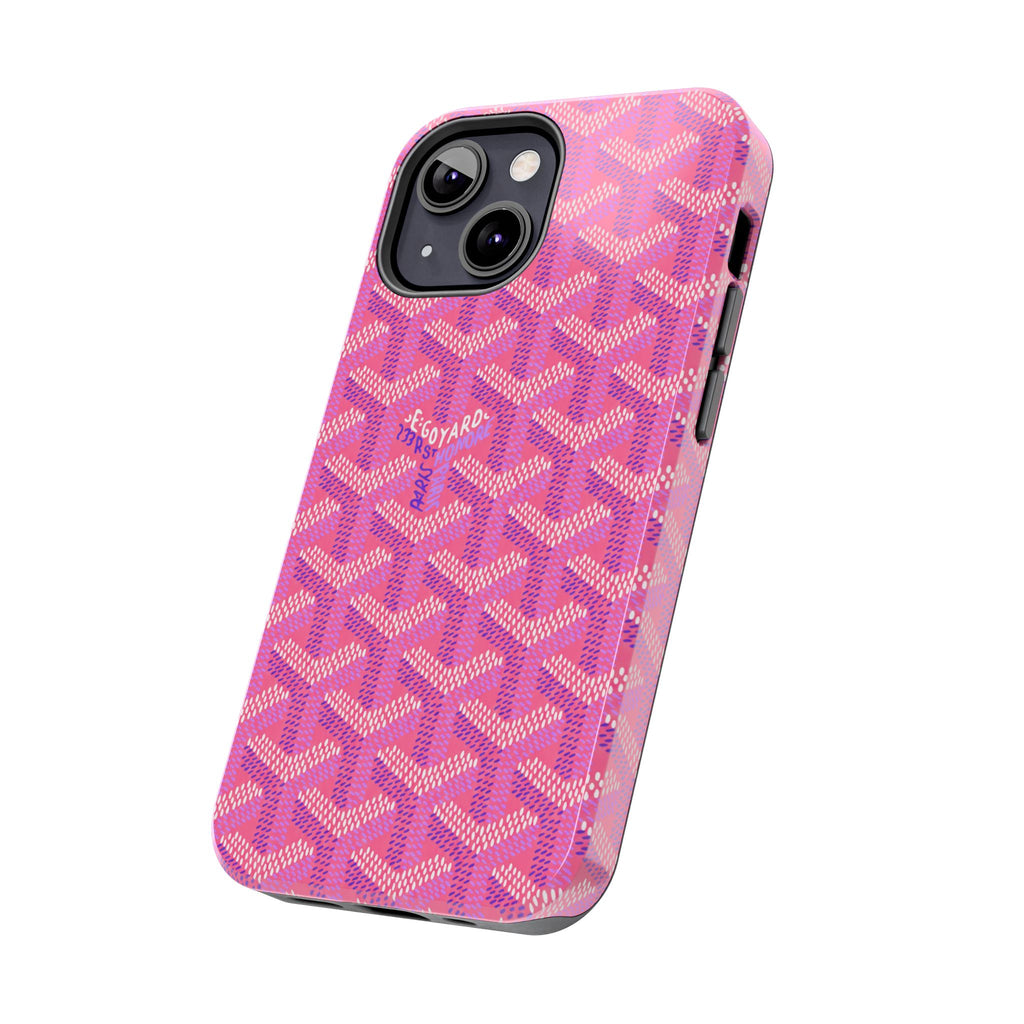 Pink Goyard Phone Case