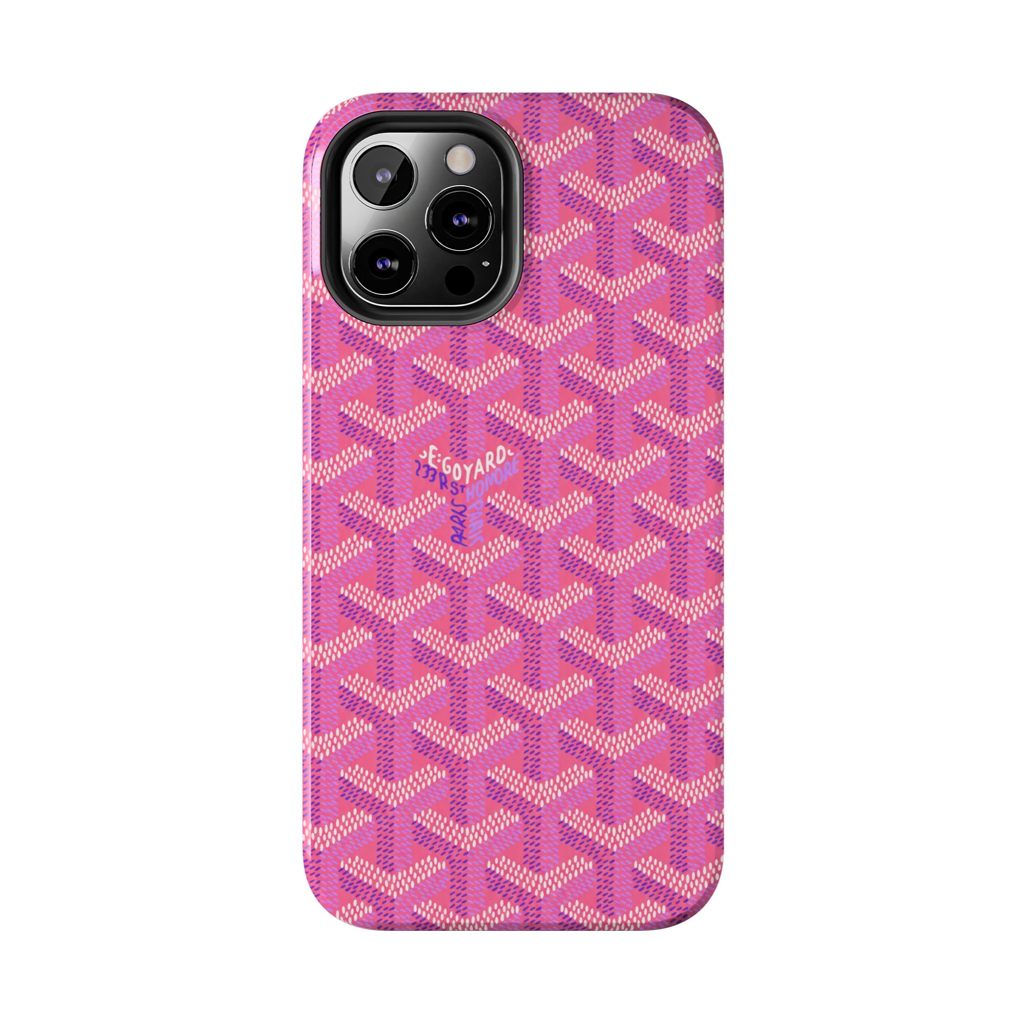 Pink Goyard Phone Case