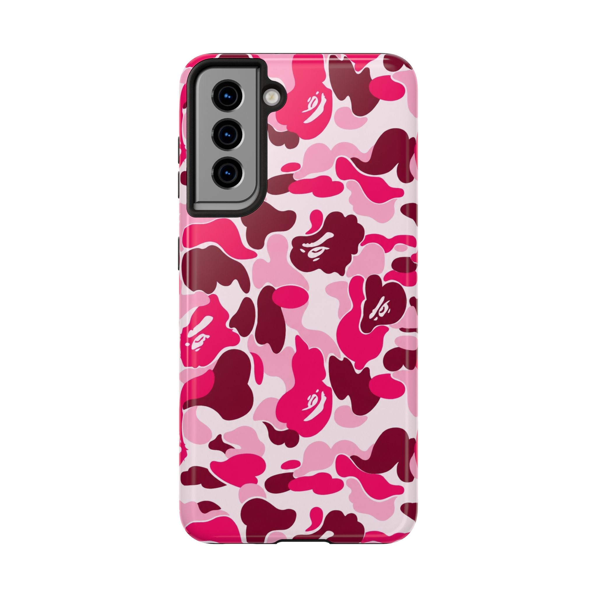 Pink Bape Print Phone Case