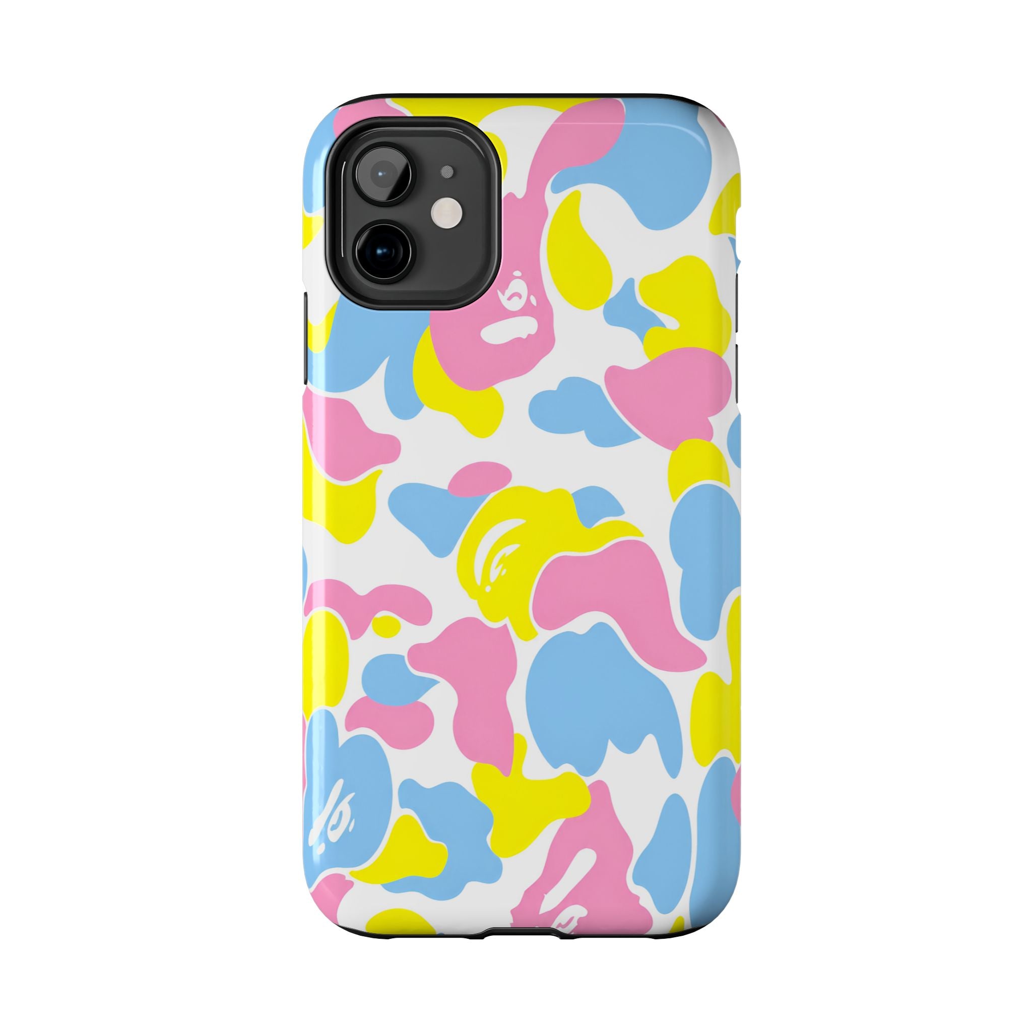 Multicolor Bape Print Phone Case