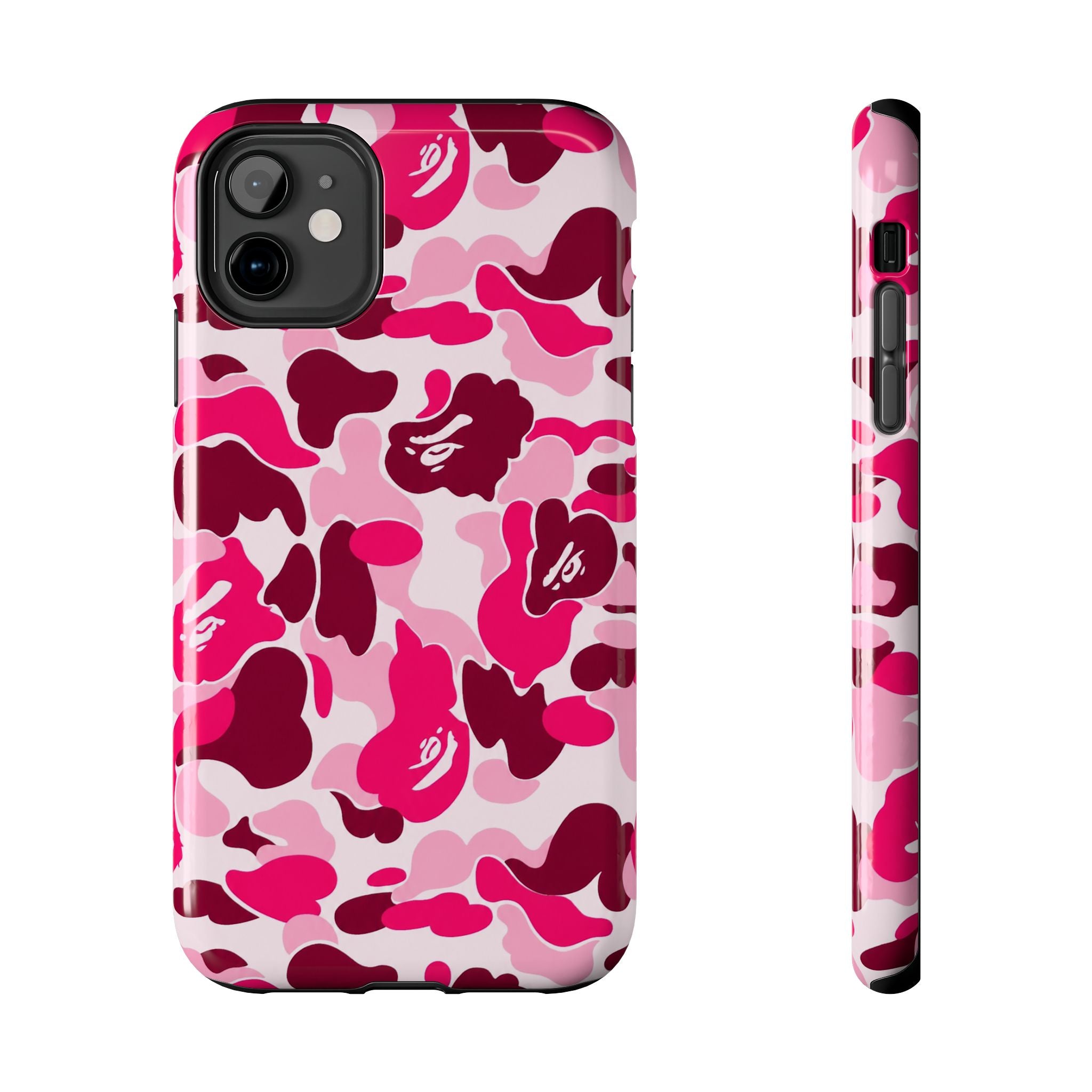 Pink Bape Print Phone Case