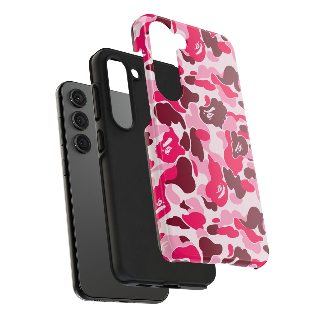 Pink Bape Print Phone Case