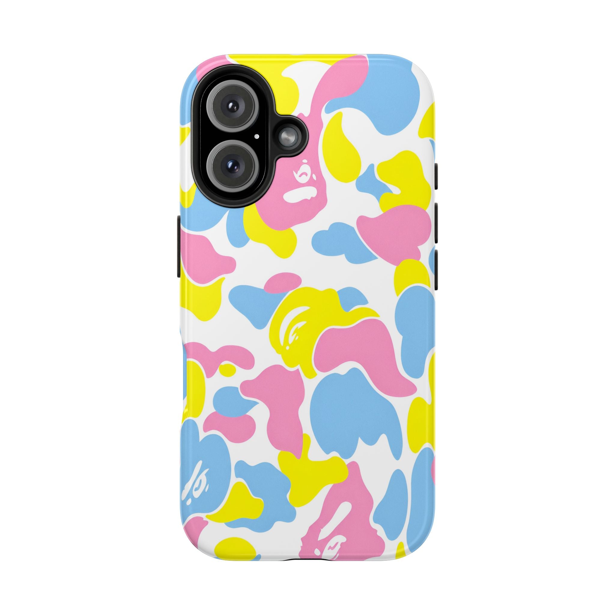 Multicolor Bape Print Phone Case