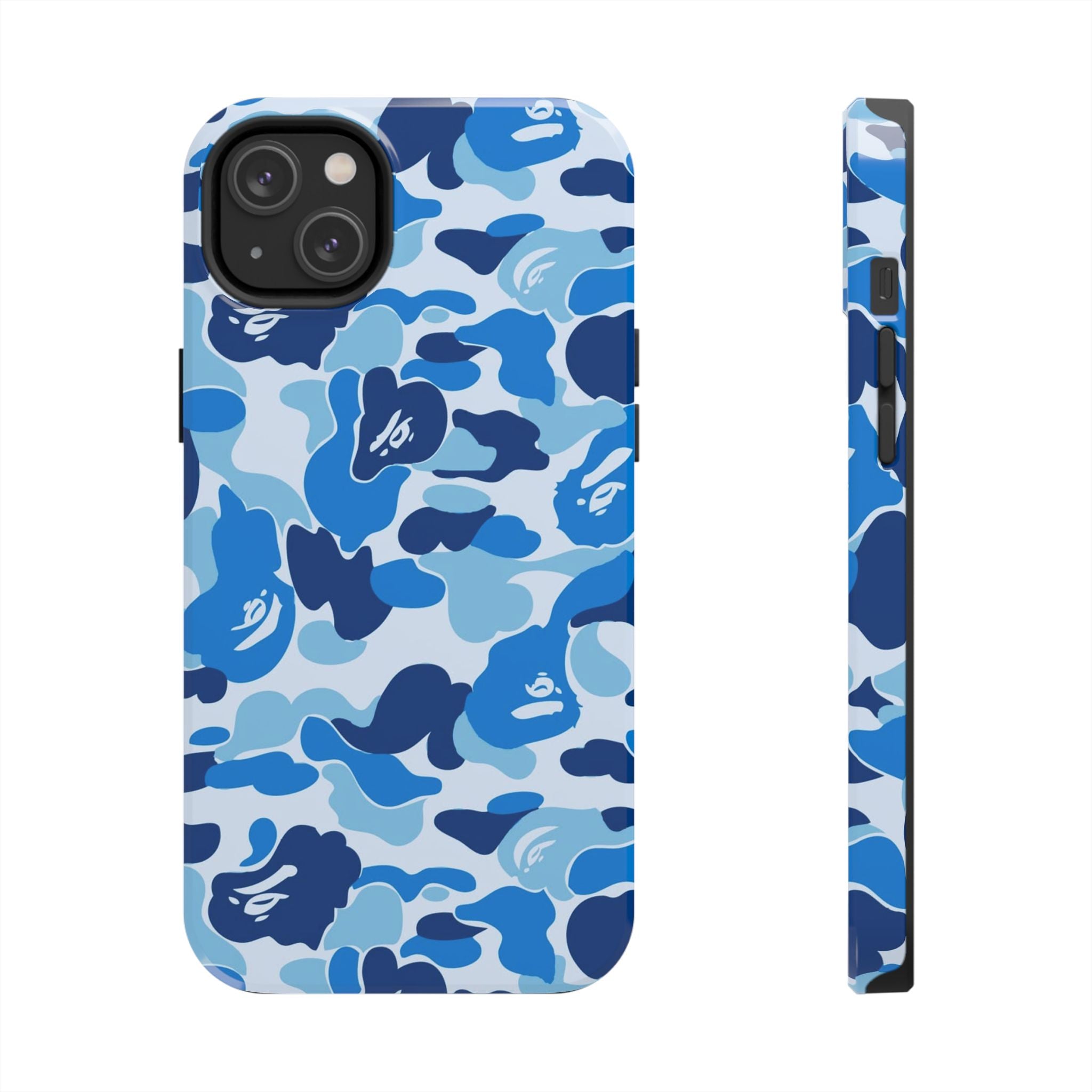 Blue Bape Print Phone Case