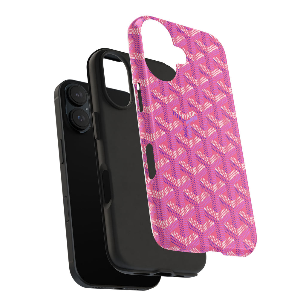 Pink Goyard Phone Case