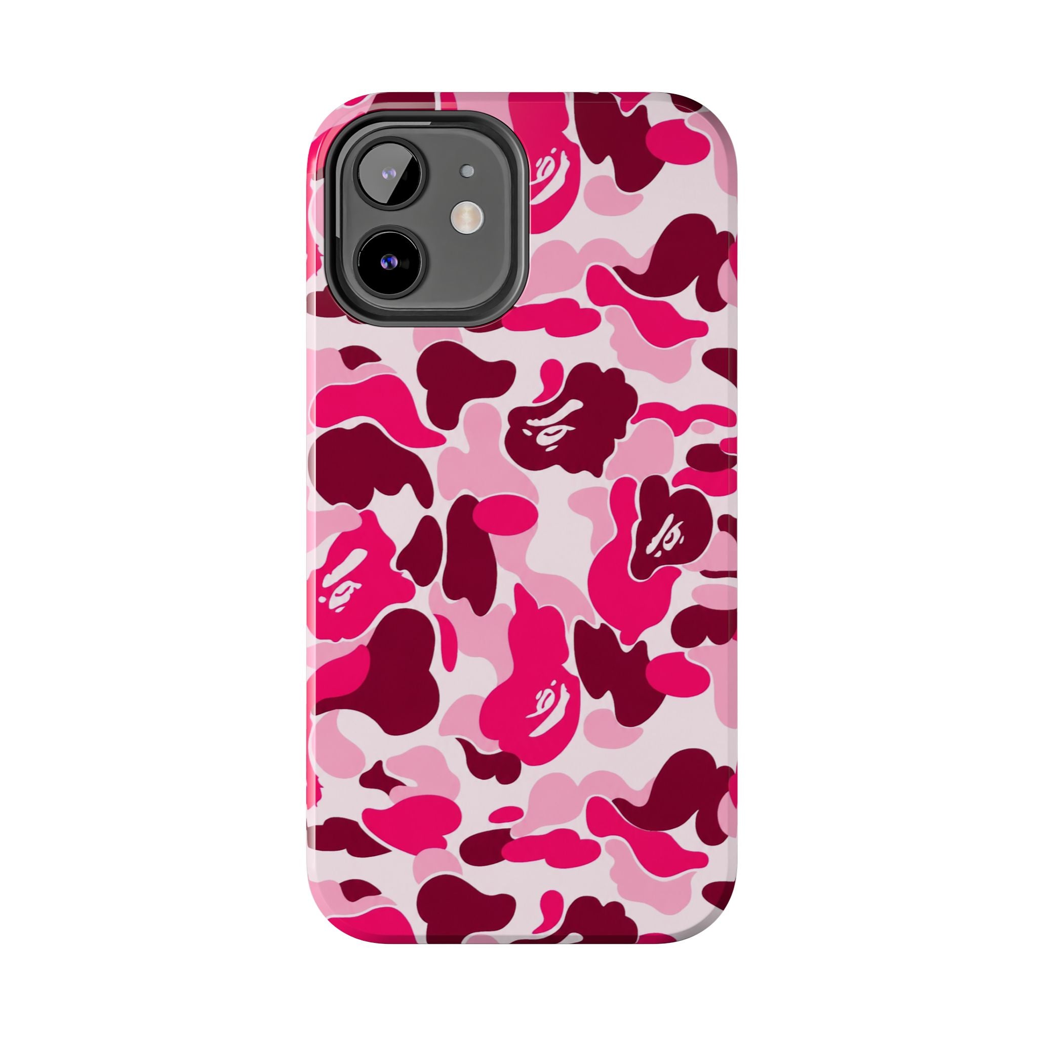 Pink Bape Print Phone Case