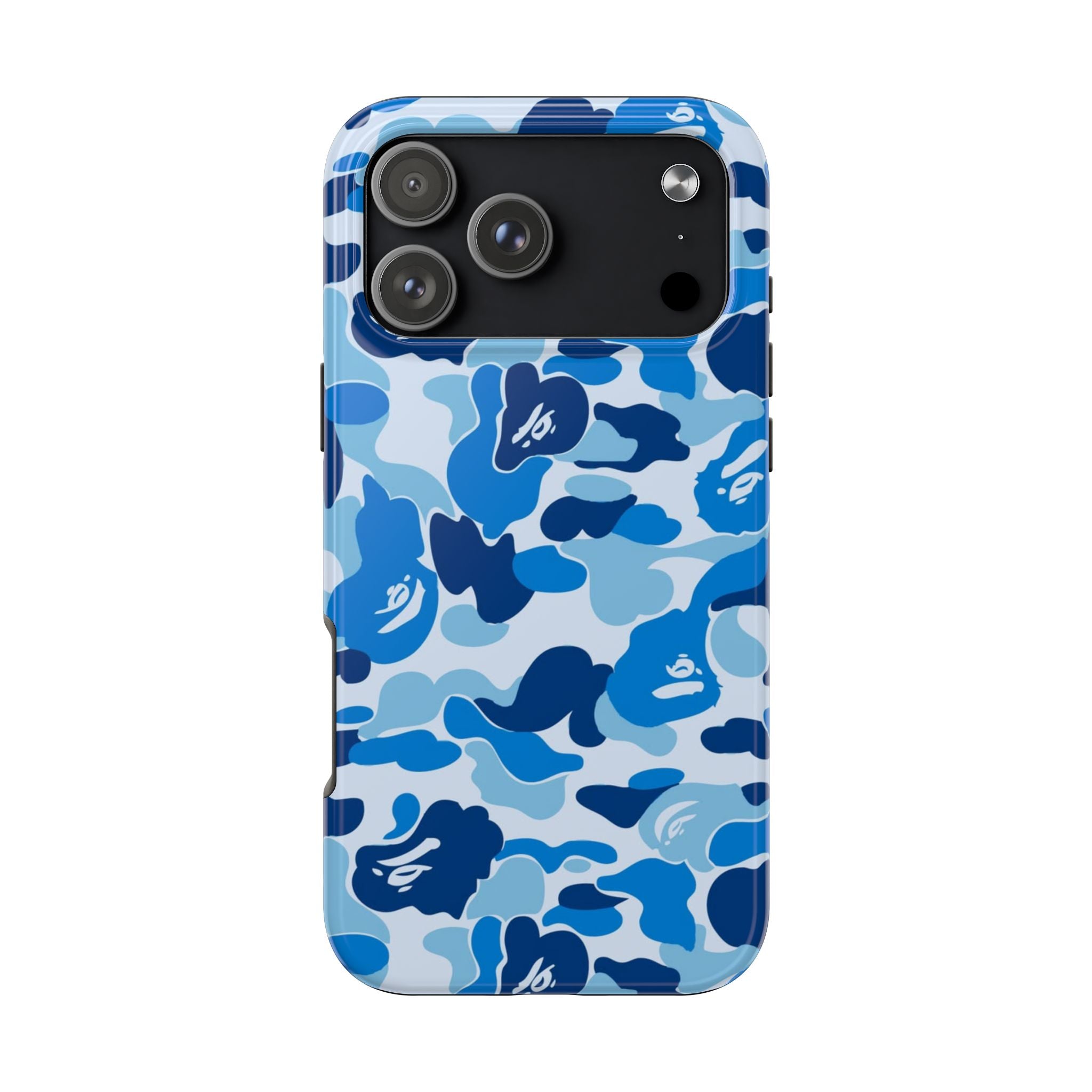 Blue Bape Print Phone Case