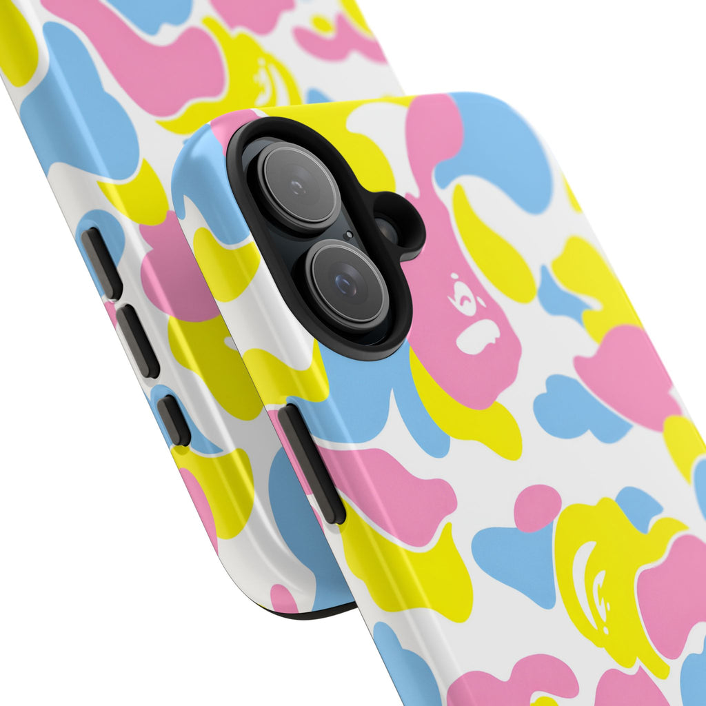 Multicolor Bape Print Phone Case