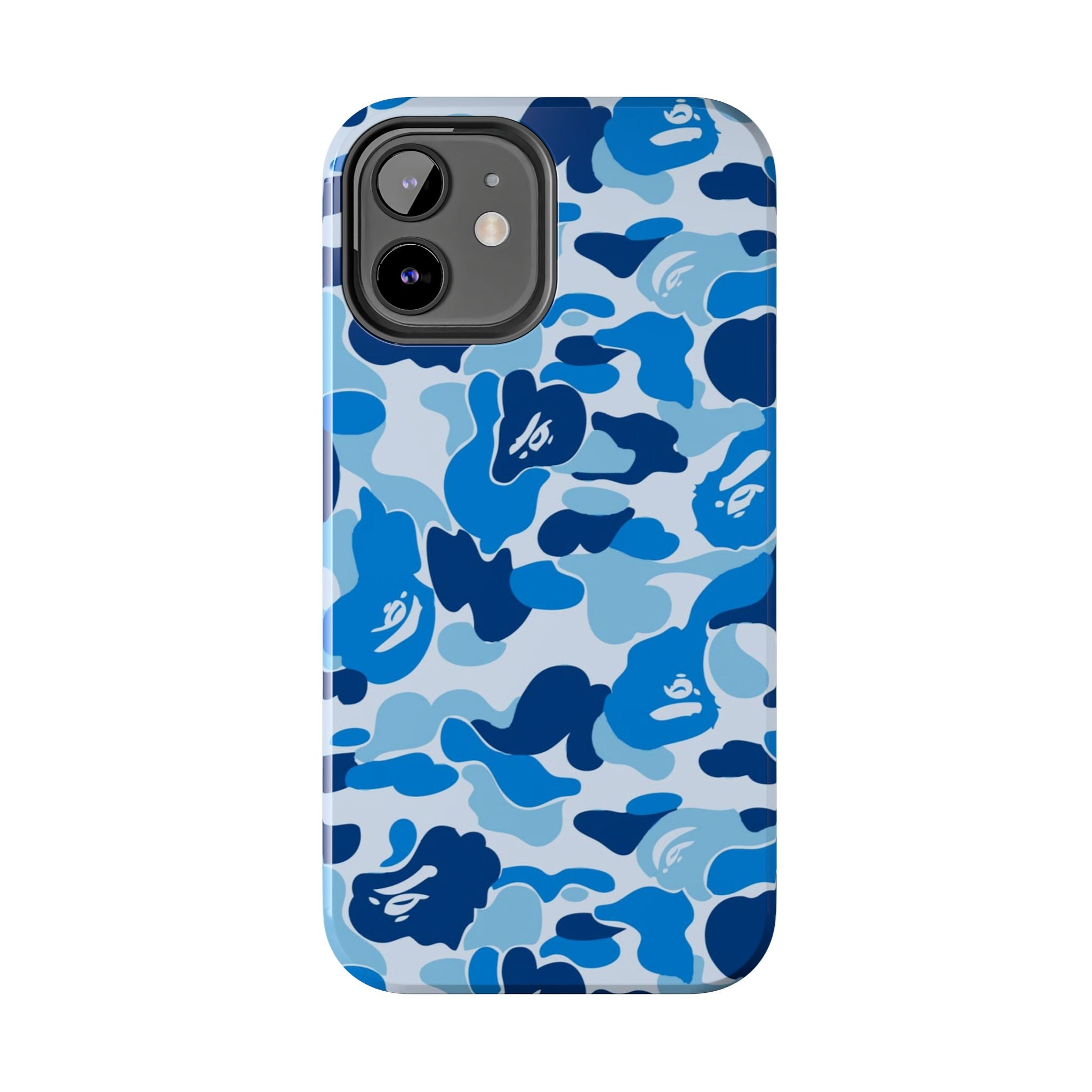 Blue Bape Print Phone Case