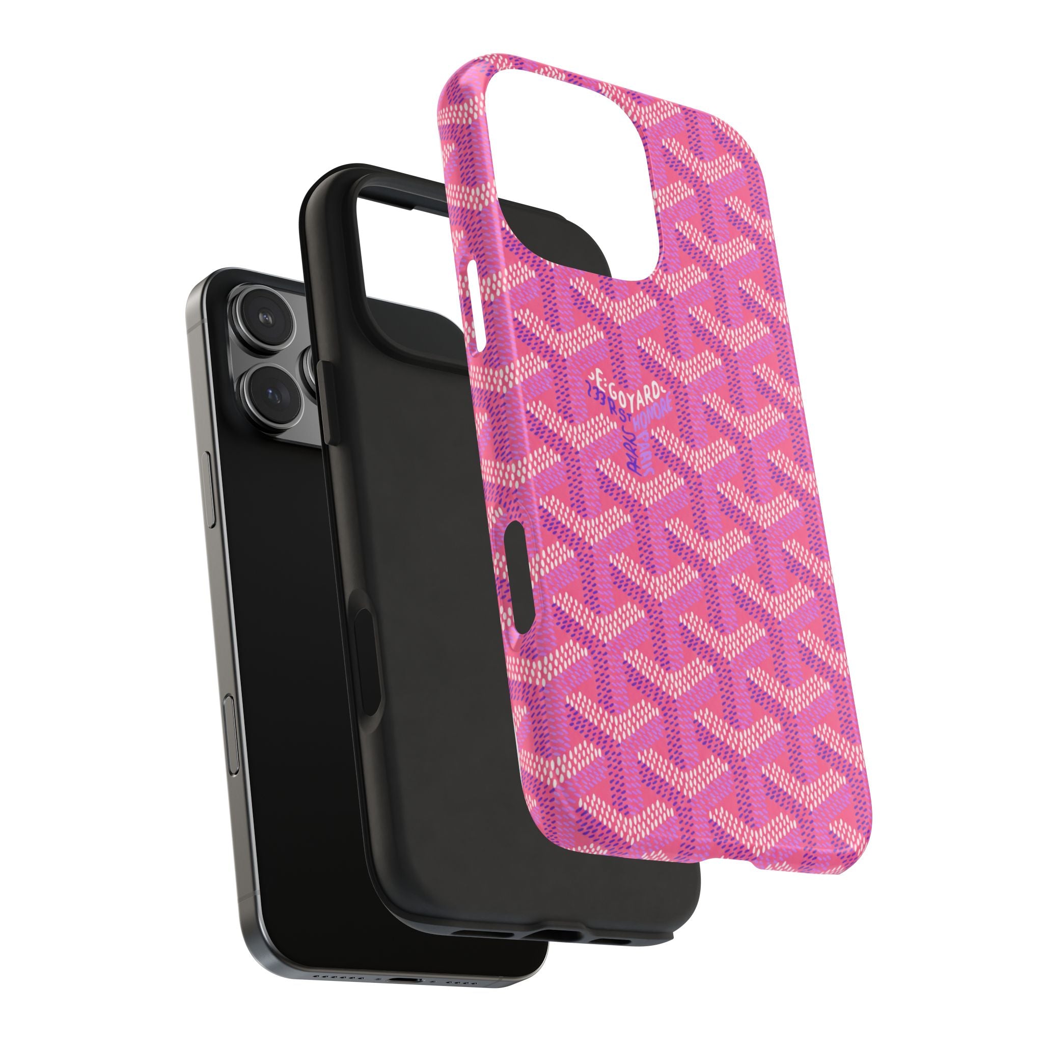 Pink Goyard Phone Case