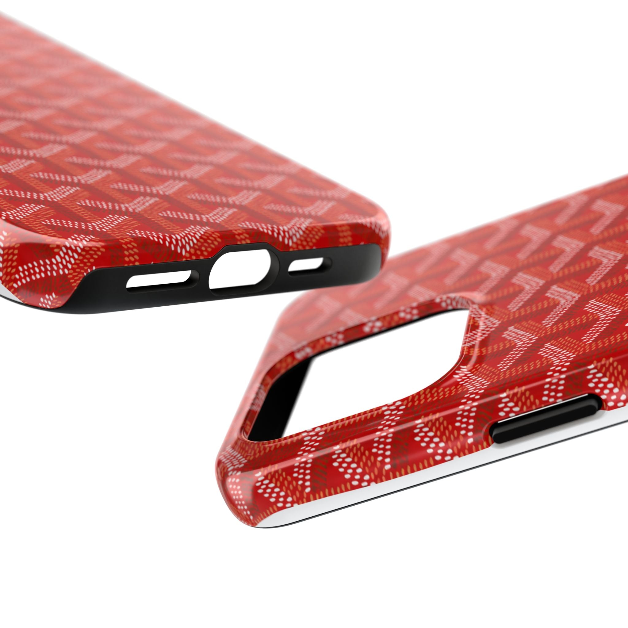 Red Goyard Phone Case
