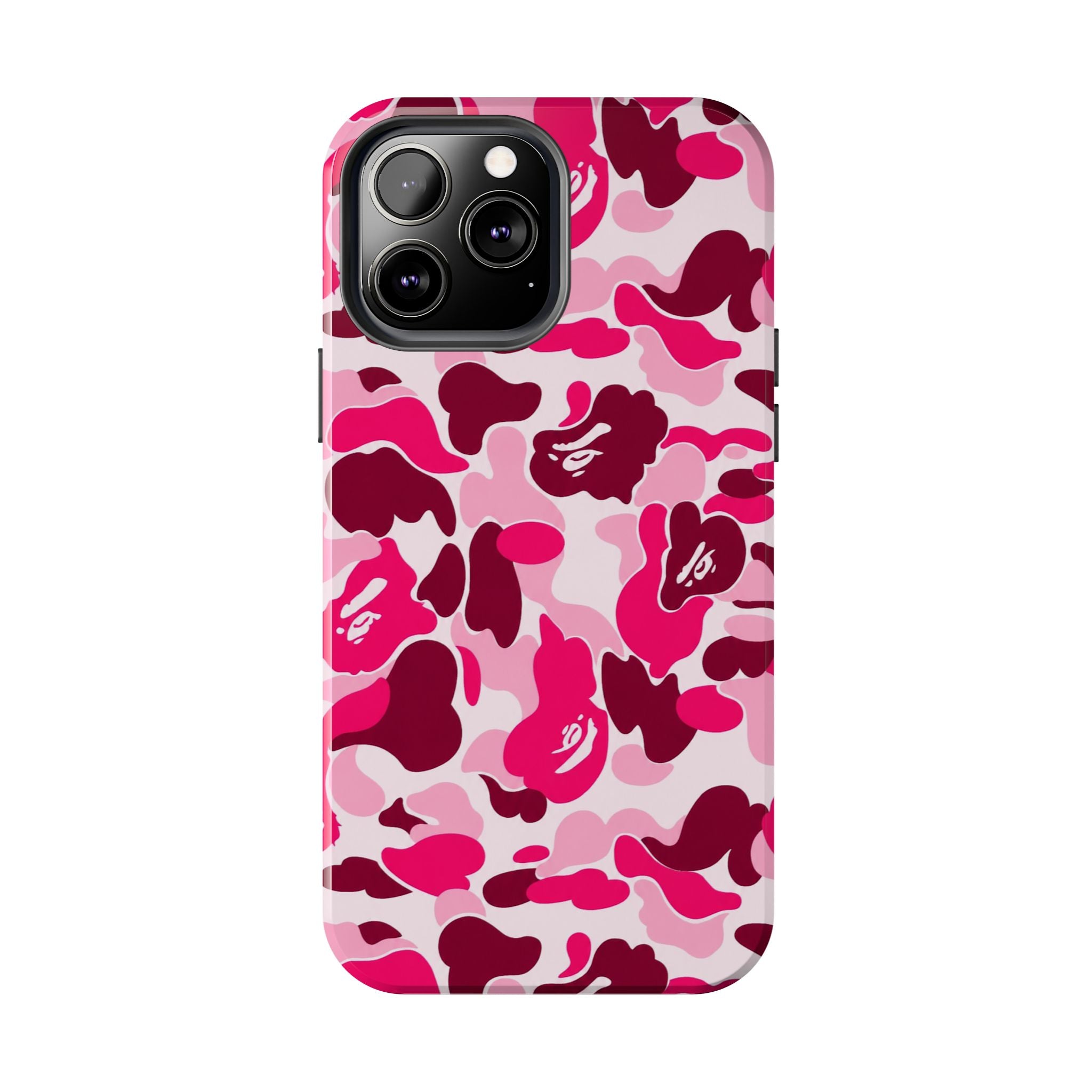 Pink Bape Print Phone Case