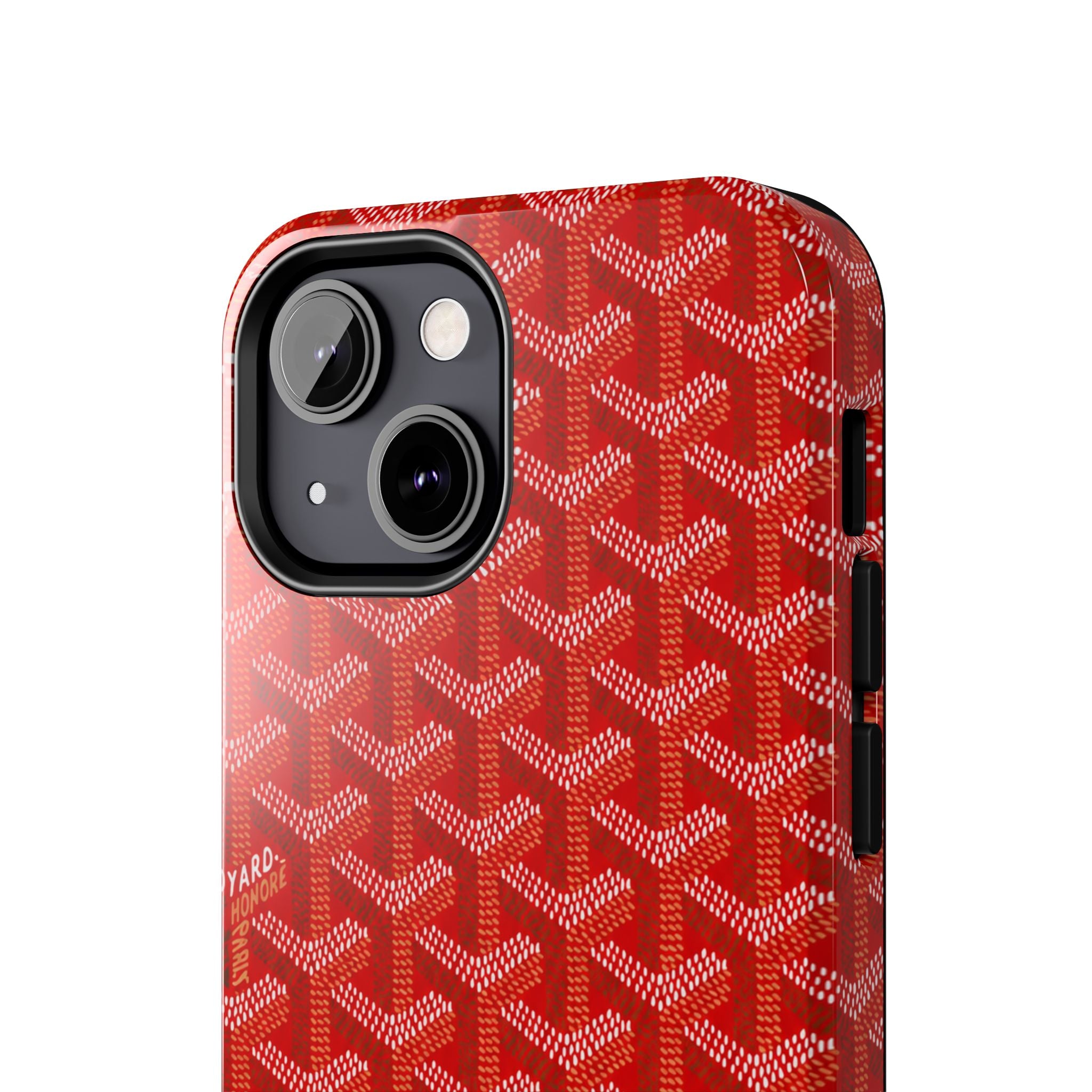 Red Goyard Phone Case