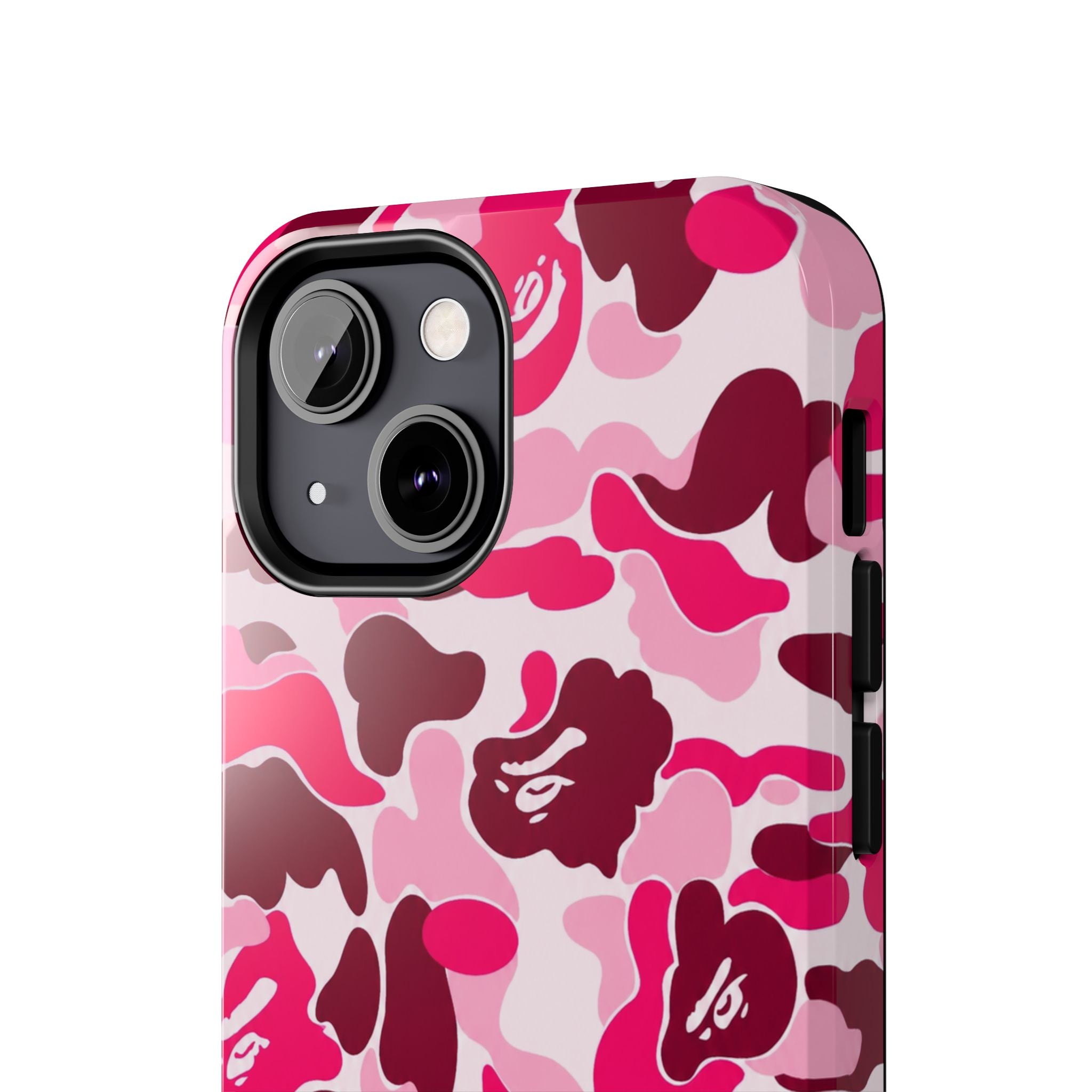 Pink Bape Print Phone Case