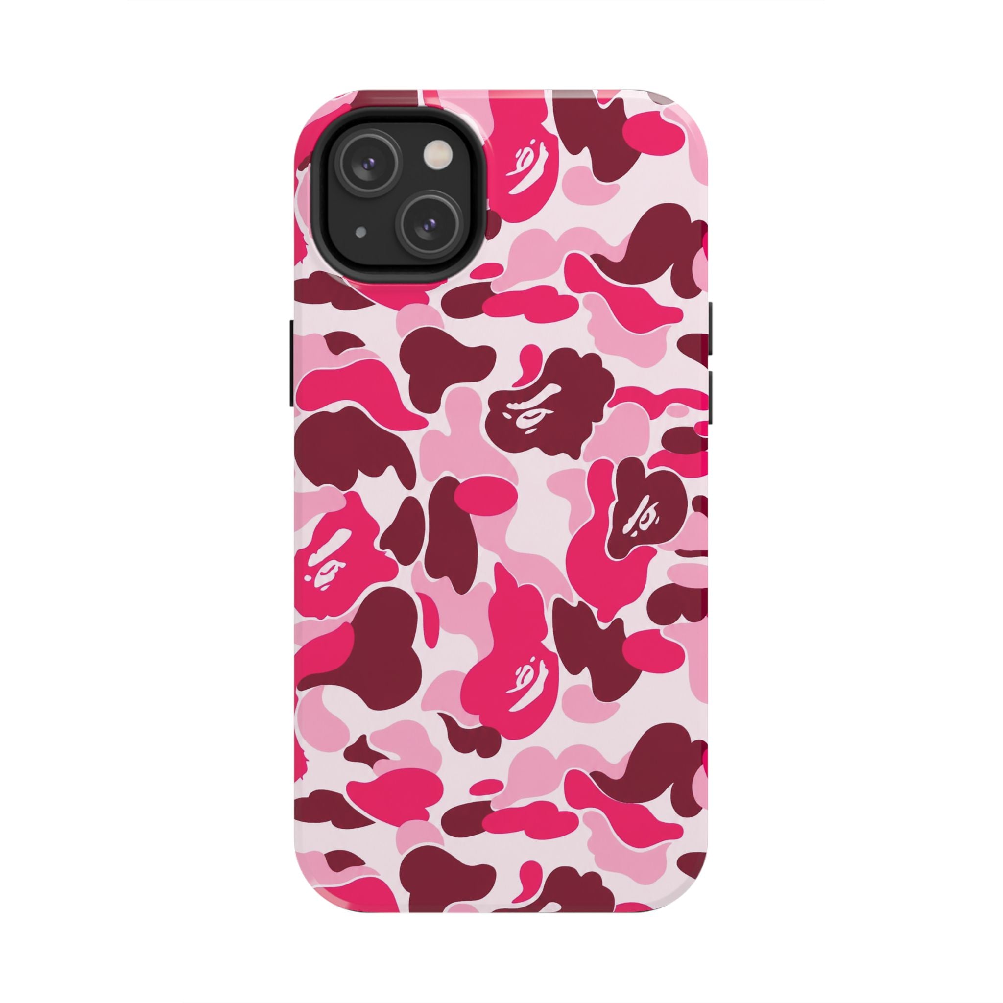 Pink Bape Print Phone Case