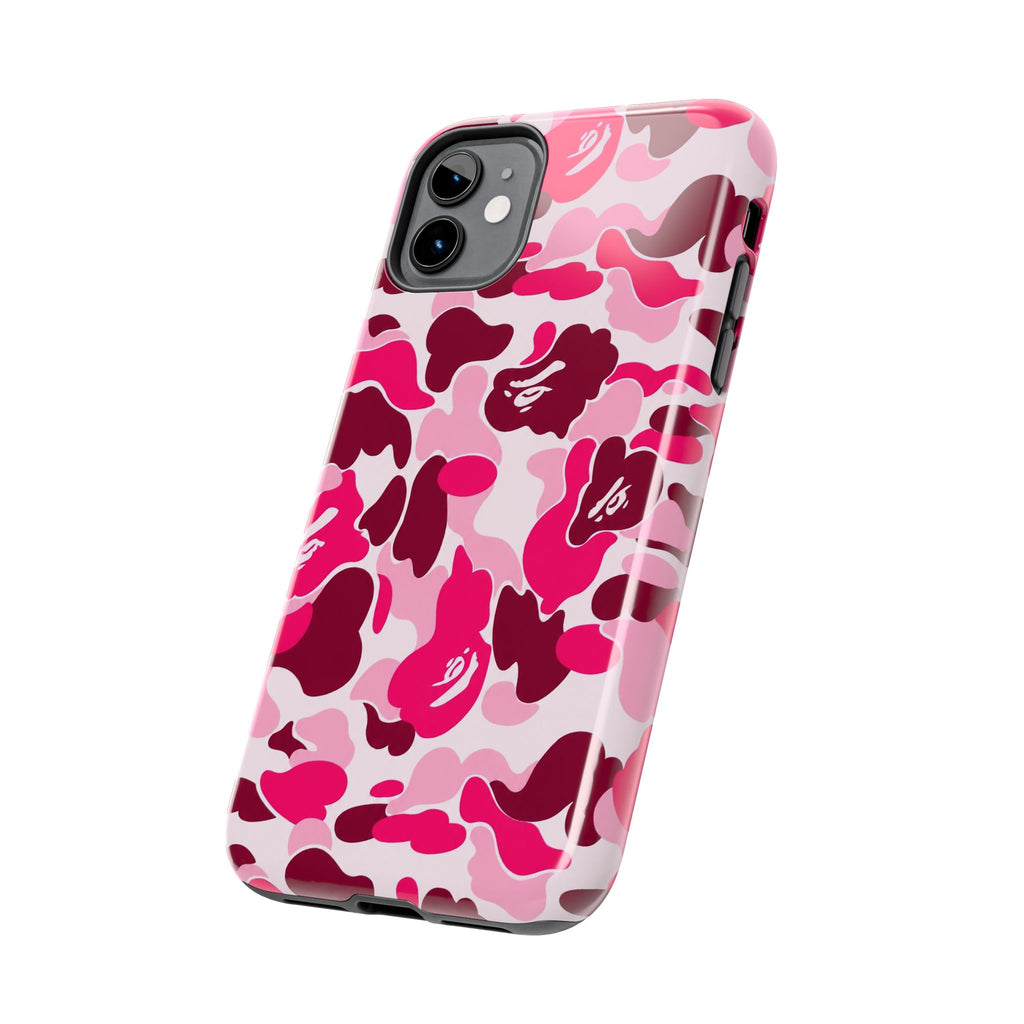 Pink Bape Print Phone Case