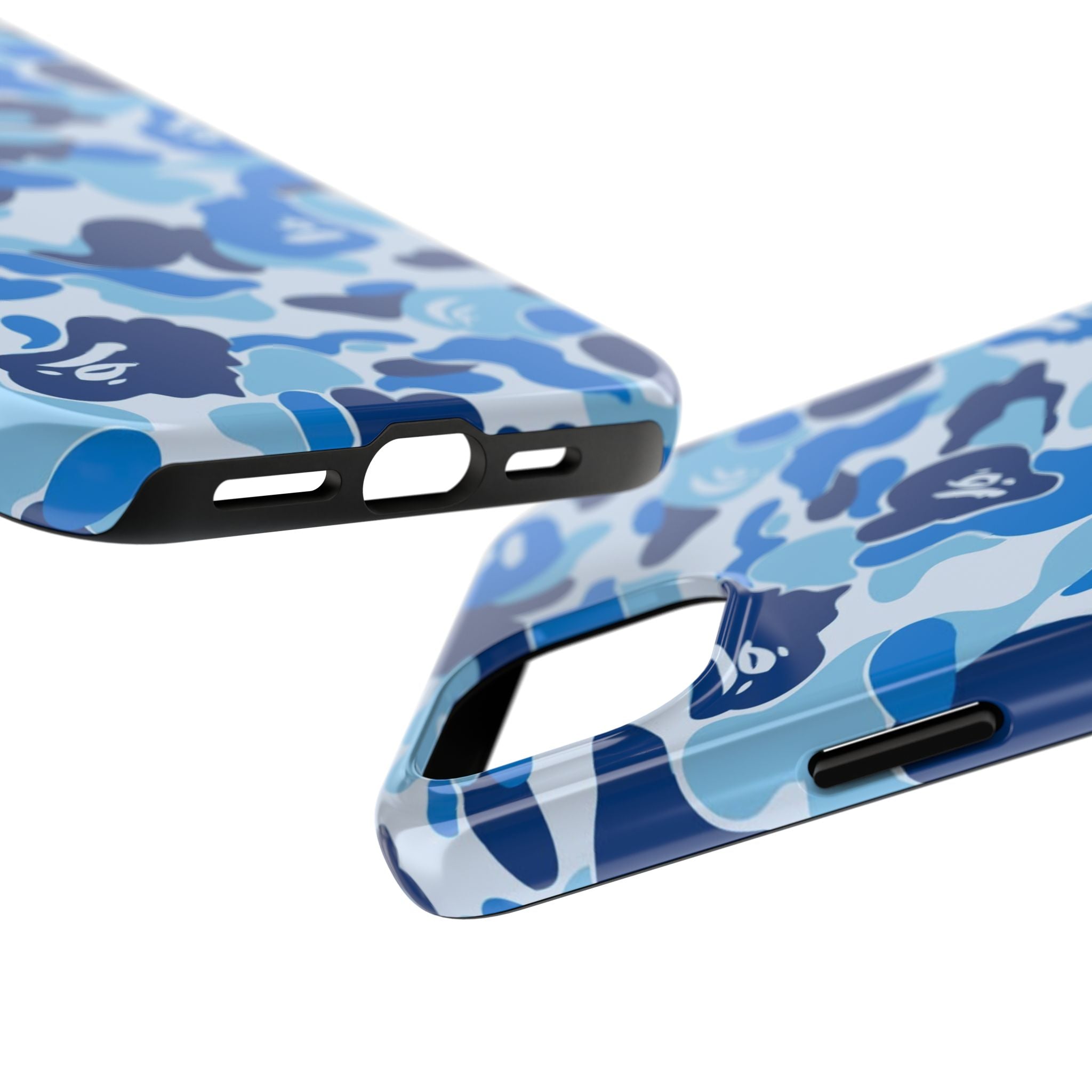Blue Bape Print Phone Case