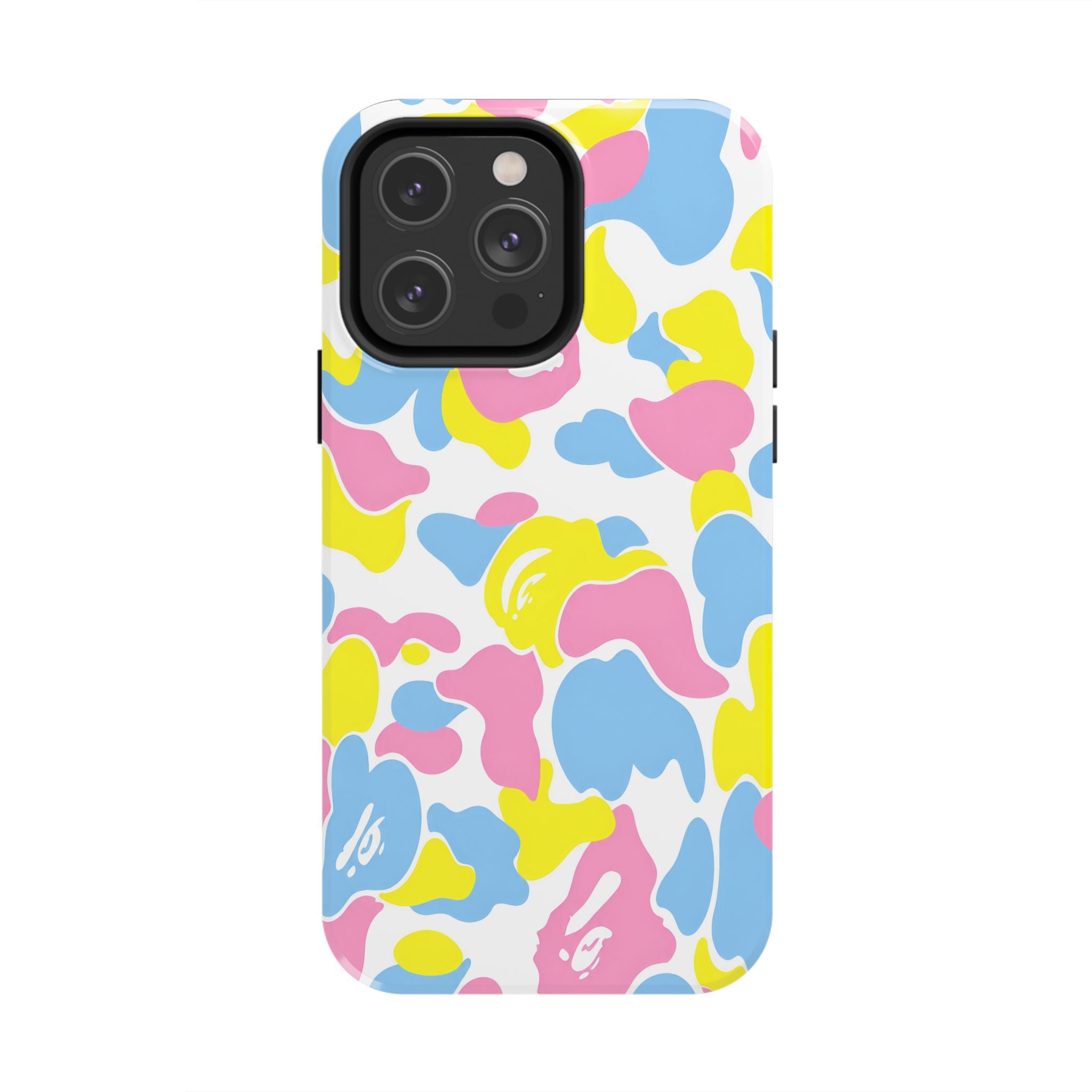 Multicolor Bape Print Phone Case