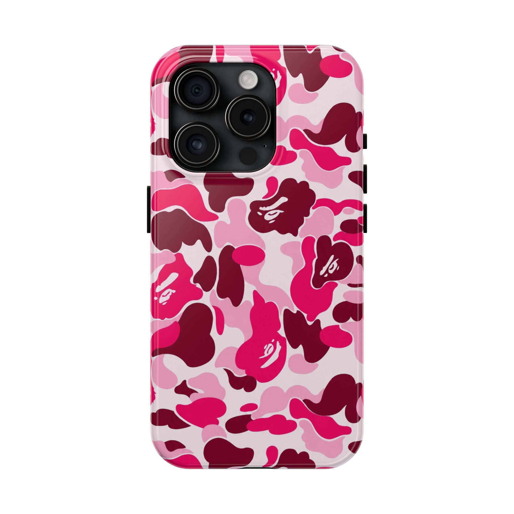 Pink Bape Print Phone Case