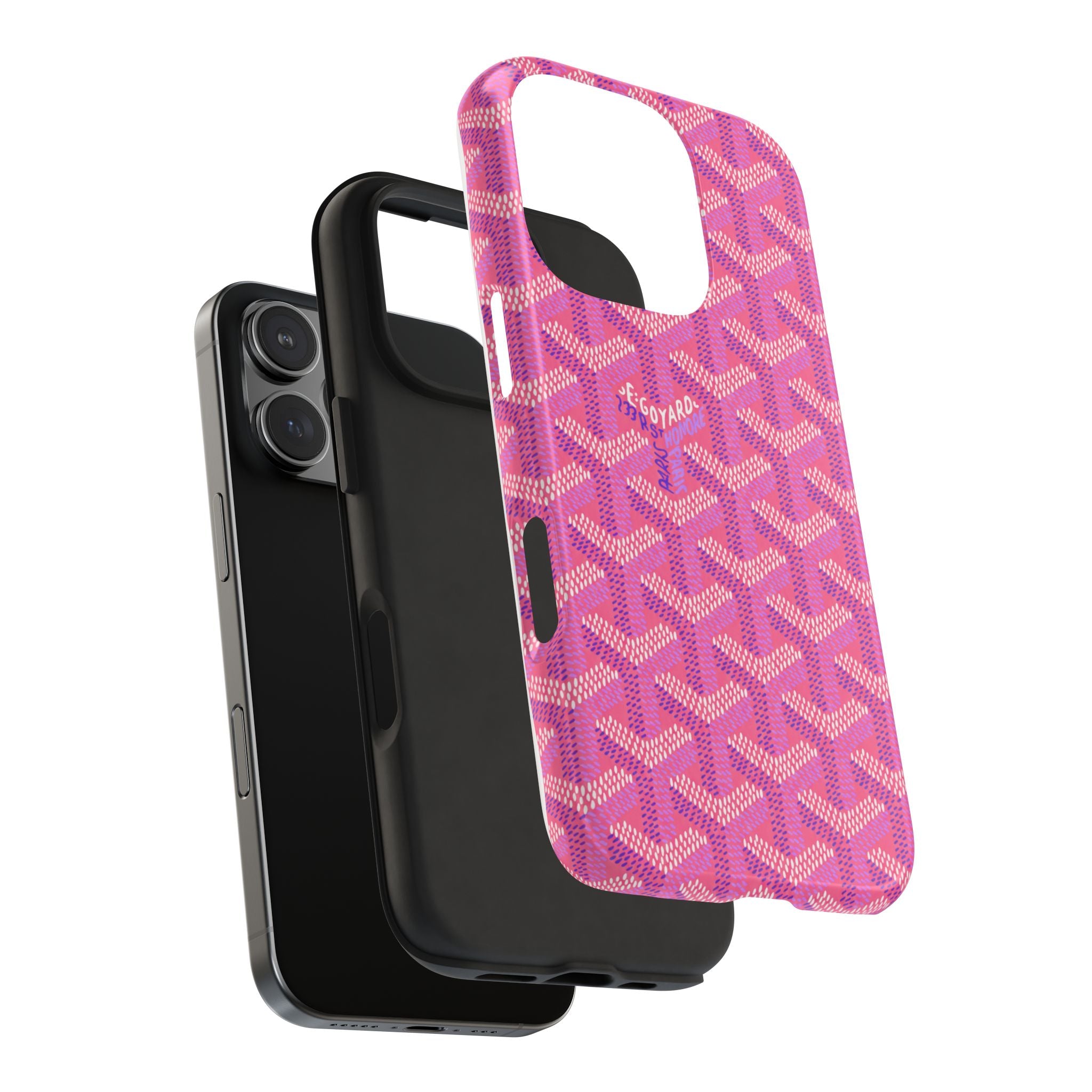 Pink Goyard Phone Case