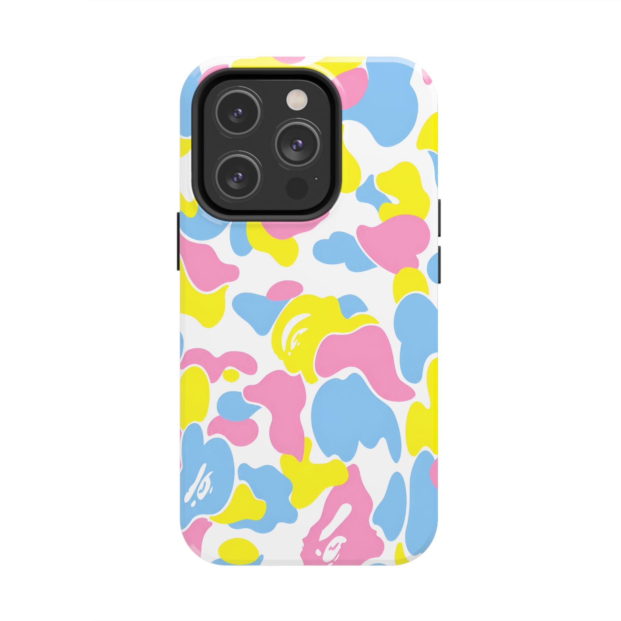 Multicolor Bape Print Phone Case