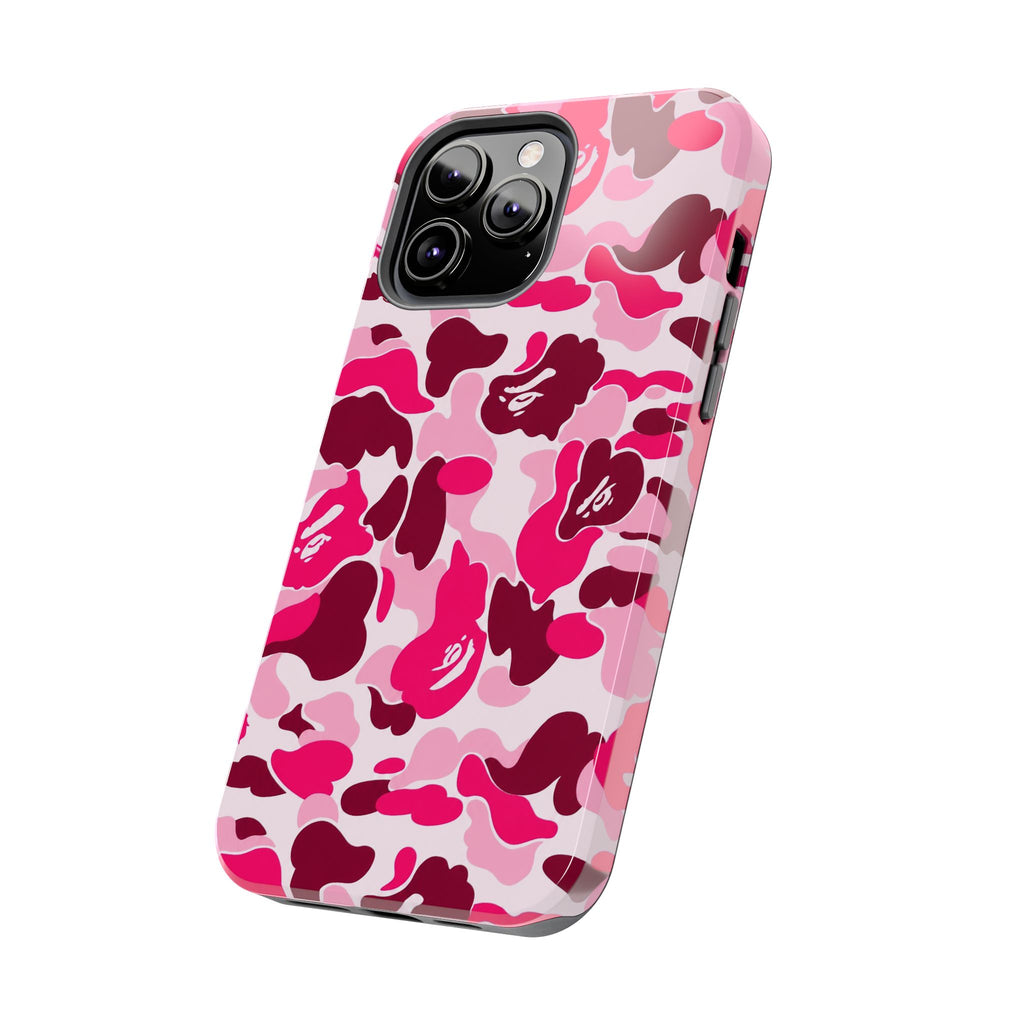 Pink Bape Print Phone Case