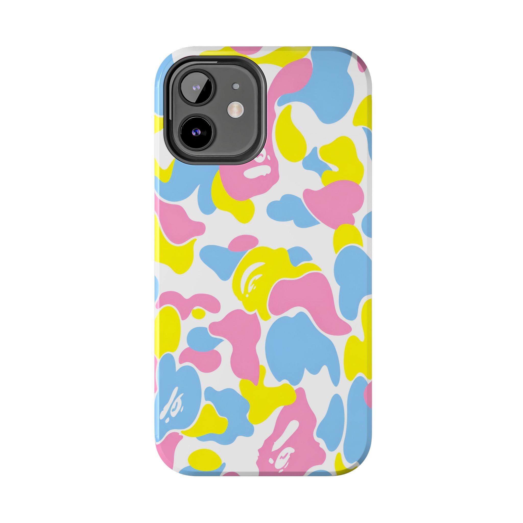 Multicolor Bape Print Phone Case