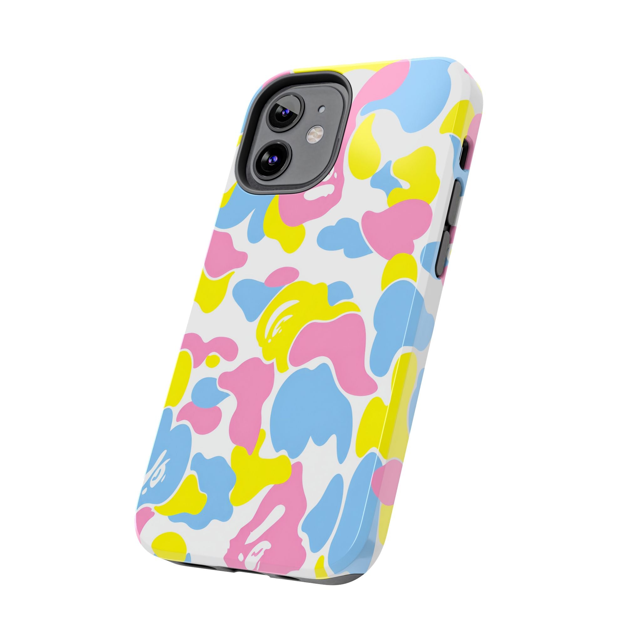 Multicolor Bape Print Phone Case