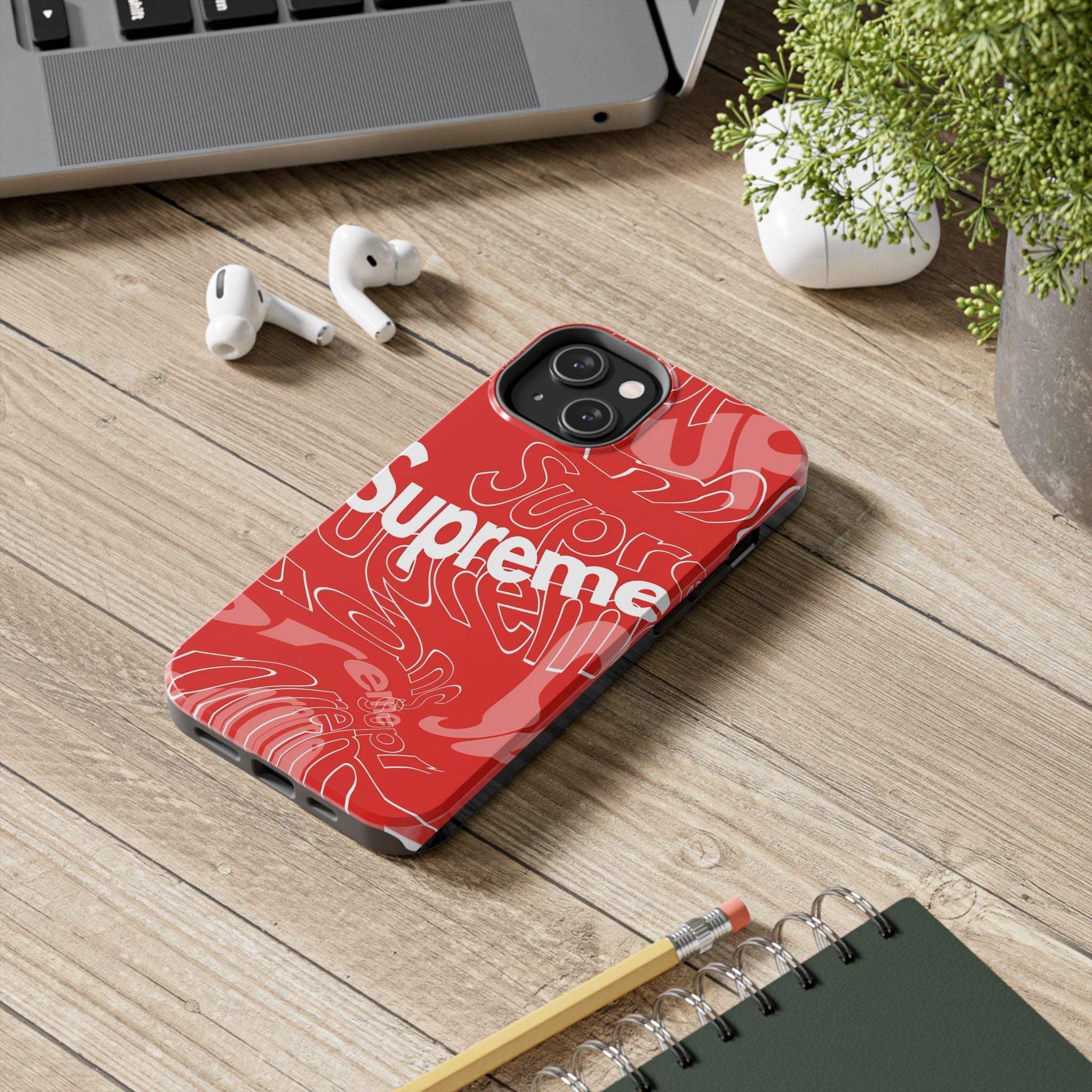 Red Supreme All-Over Phone Case