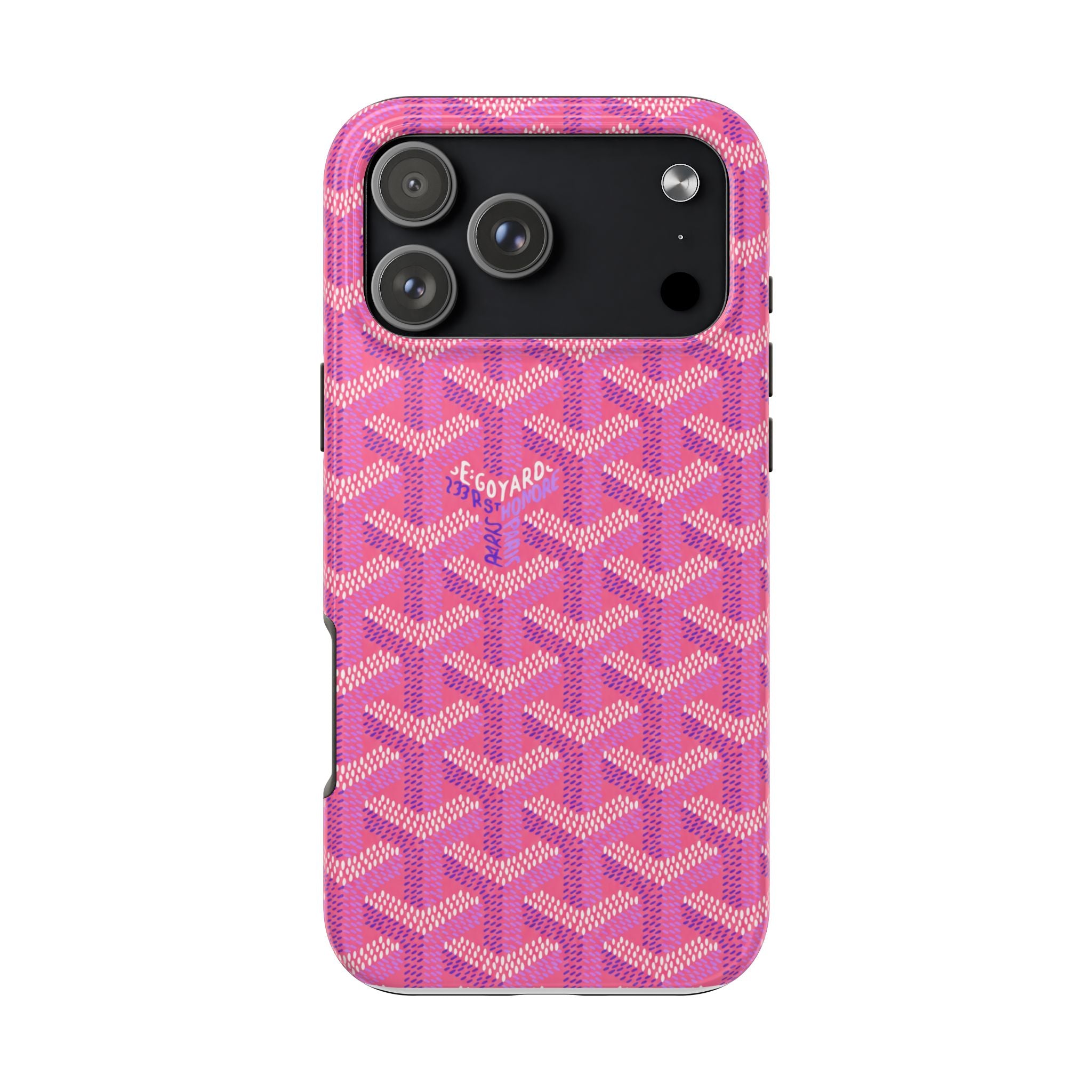 Pink Goyard Phone Case