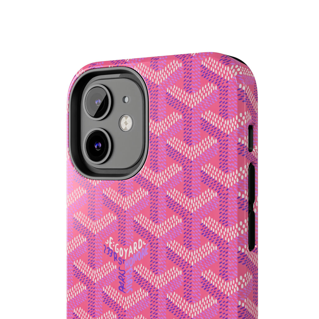 Pink Goyard Phone Case
