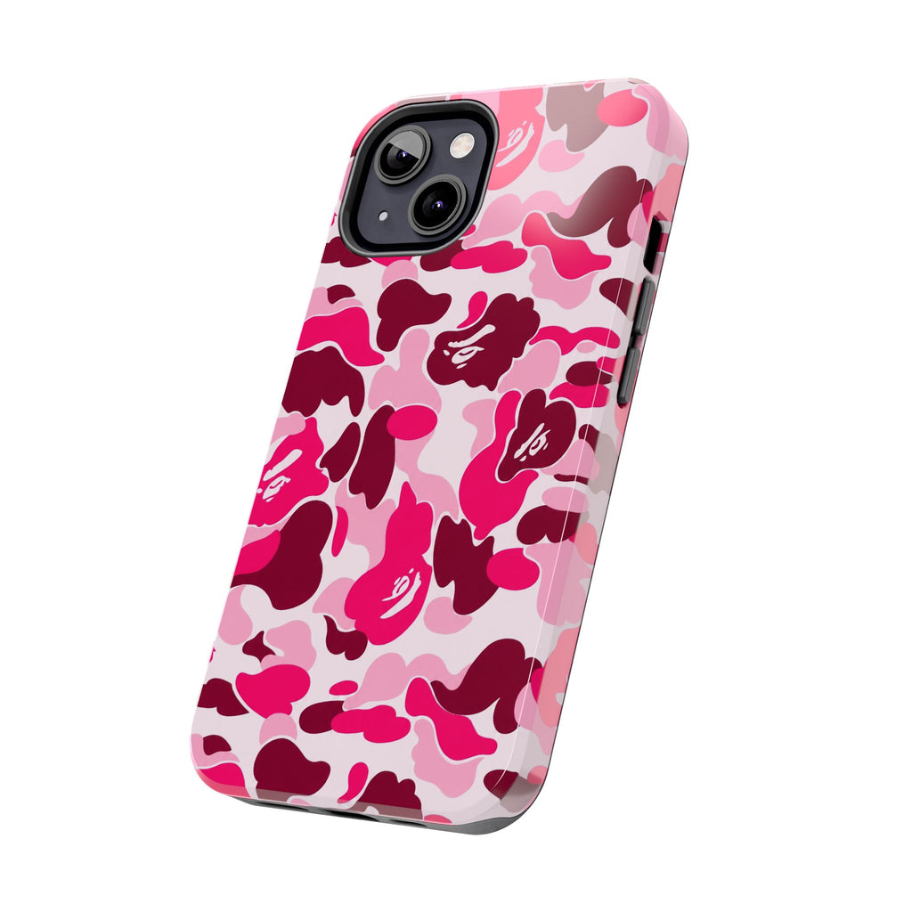 Pink Bape Print Phone Case