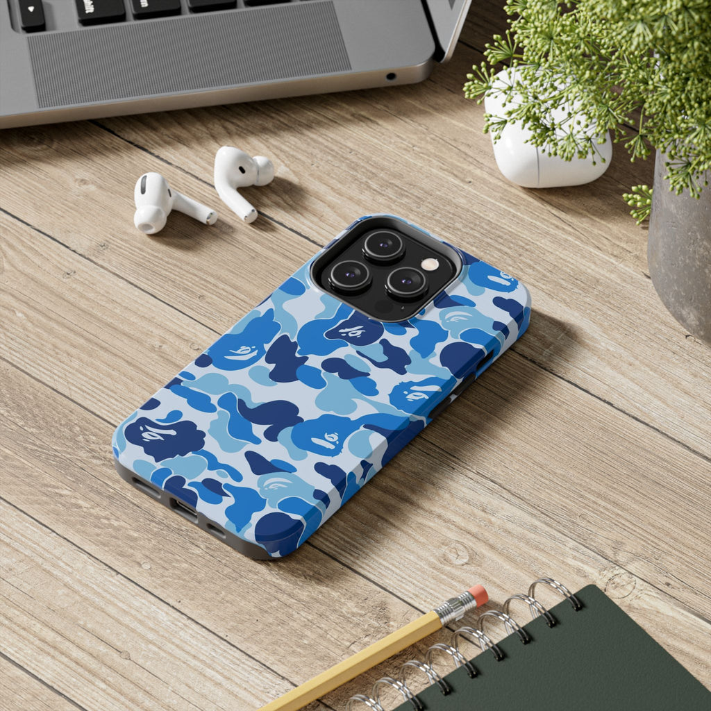 Blue Bape Print Phone Case