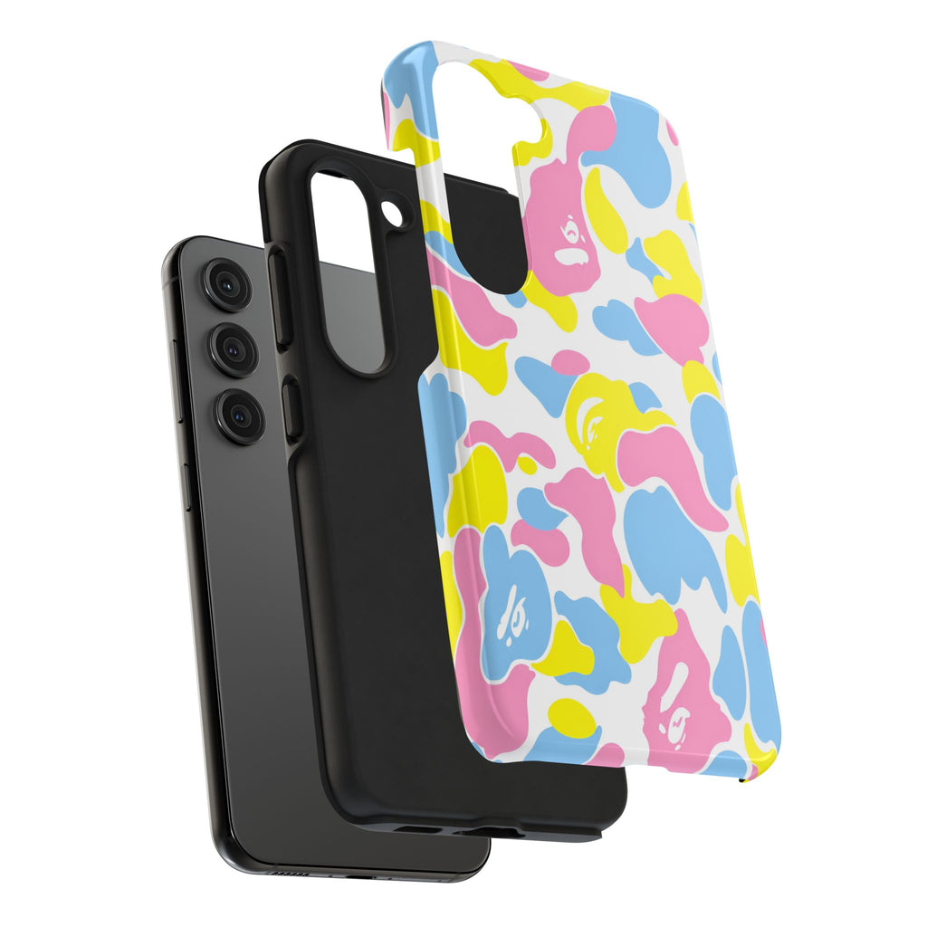 Multicolor Bape Print Phone Case