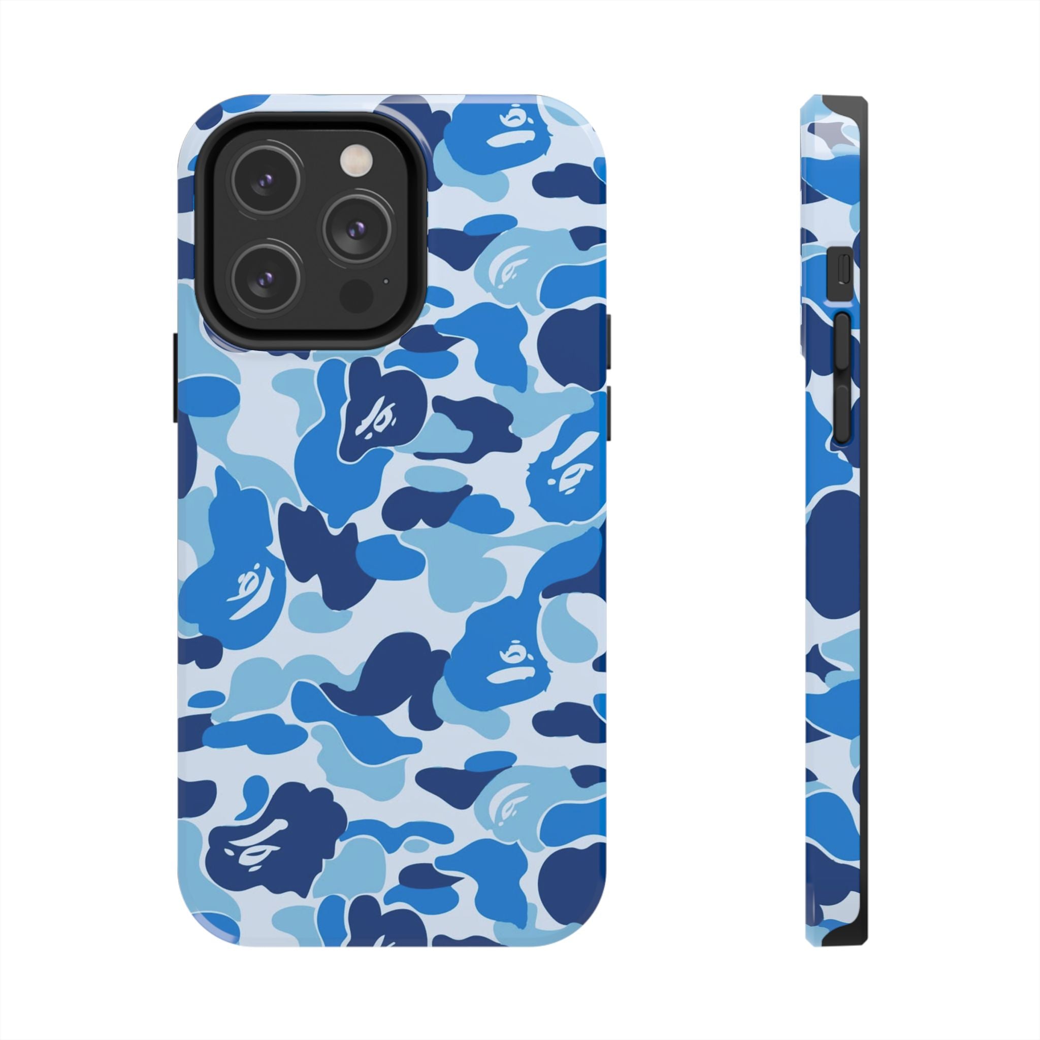 Blue Bape Print Phone Case