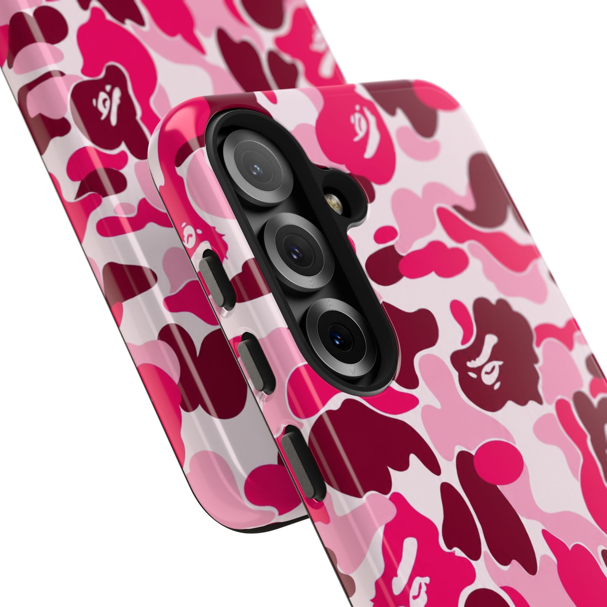 Pink Bape Print Phone Case