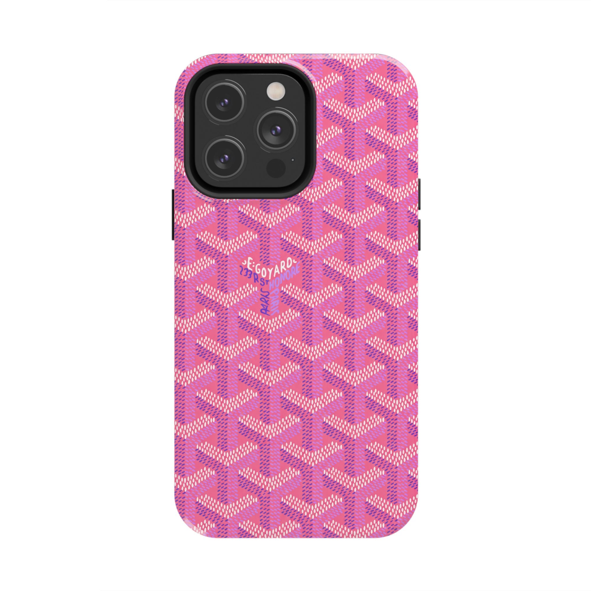 Pink Goyard Phone Case