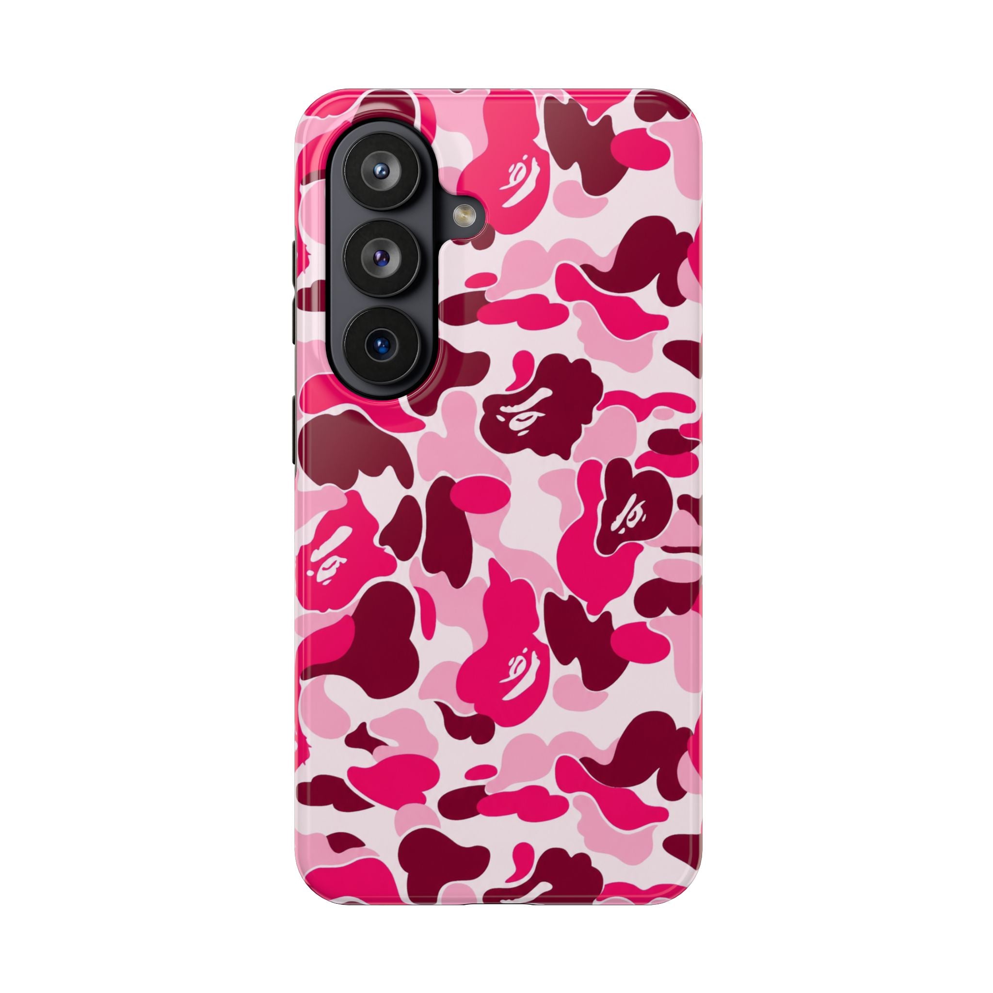 Pink Bape Print Phone Case