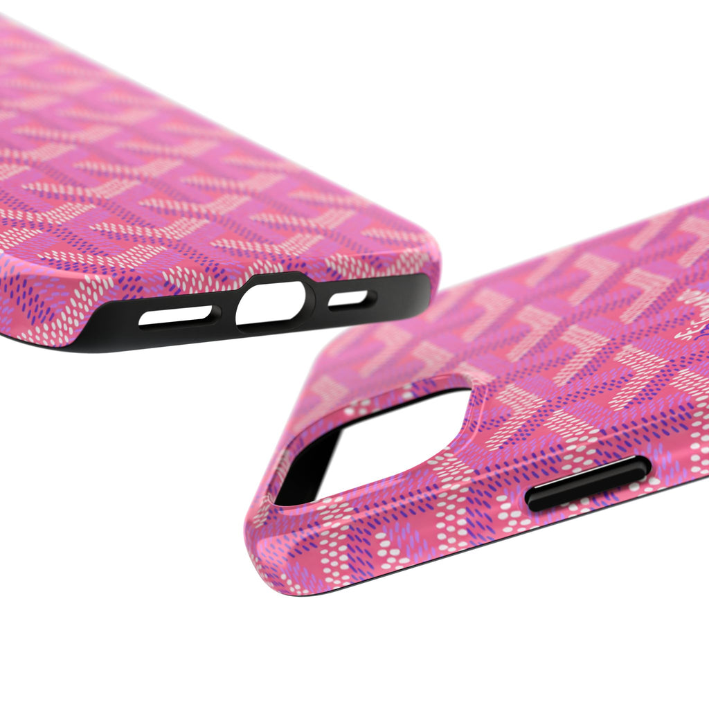 Pink Goyard Phone Case