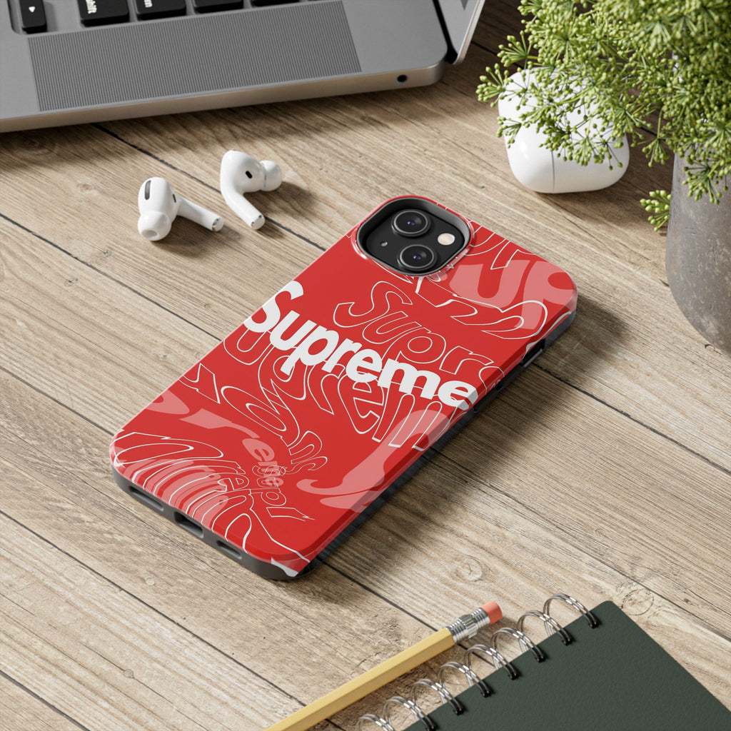 Red Supreme All-Over Phone Case