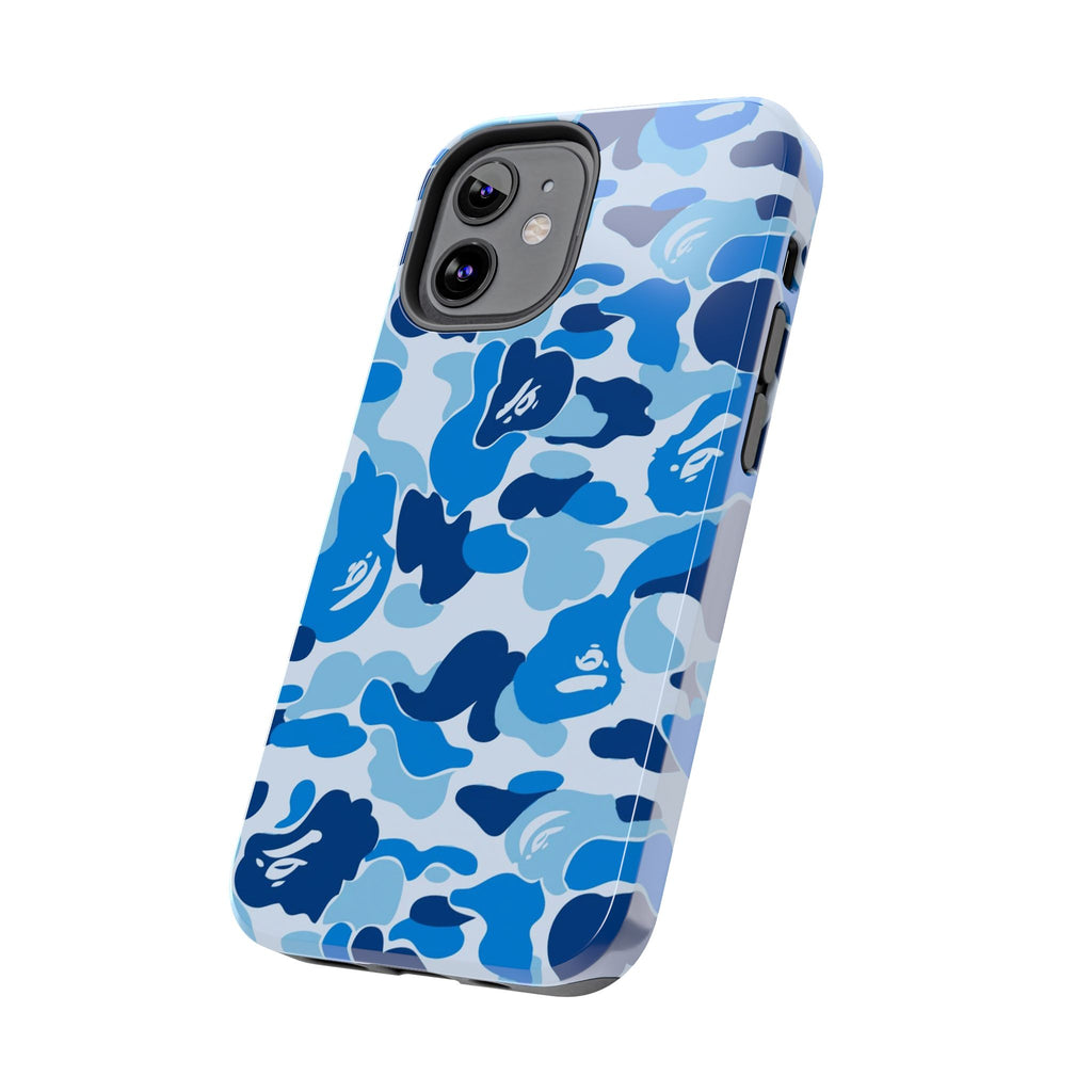 Blue Bape Print Phone Case